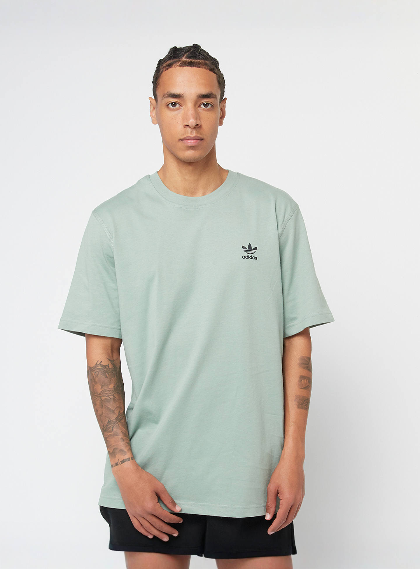 adidas Originals, 3D Trefoil T-Shirt, green, Image 2 of 5