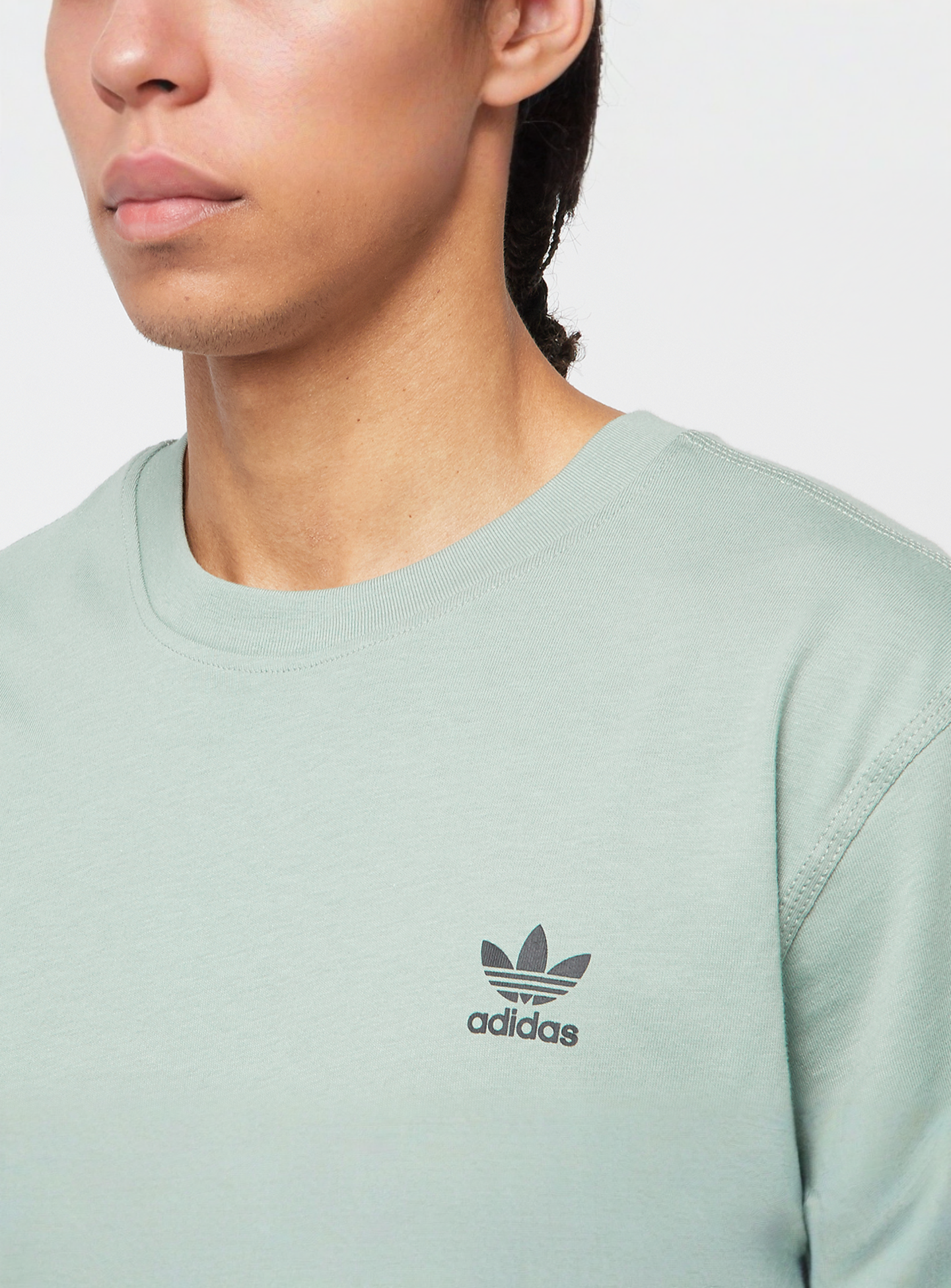 adidas Originals, 3D Trefoil T-Shirt, green, Image 3 of 5