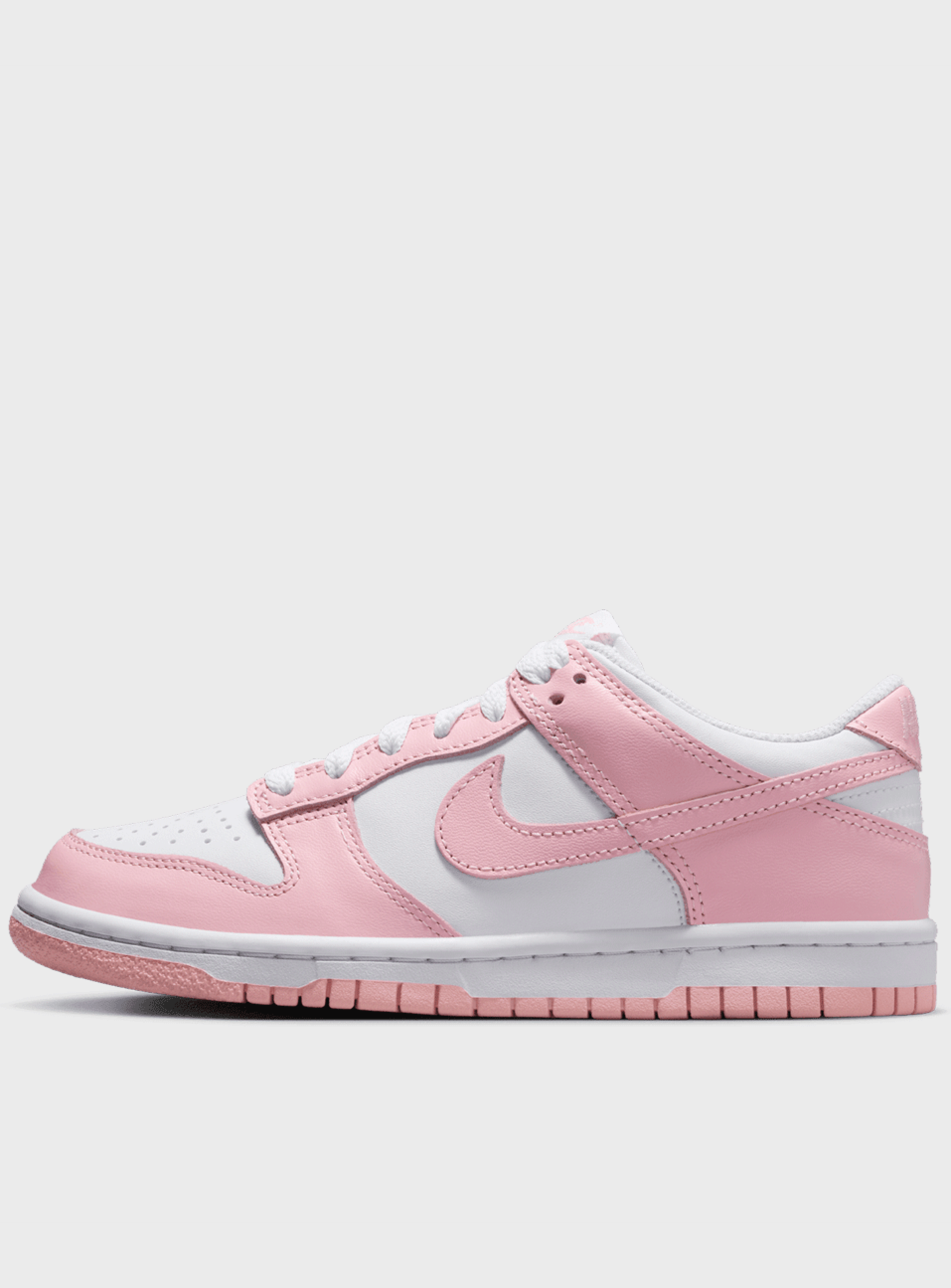 Nike, Dunk Low (GS), white, Image 1 of 9