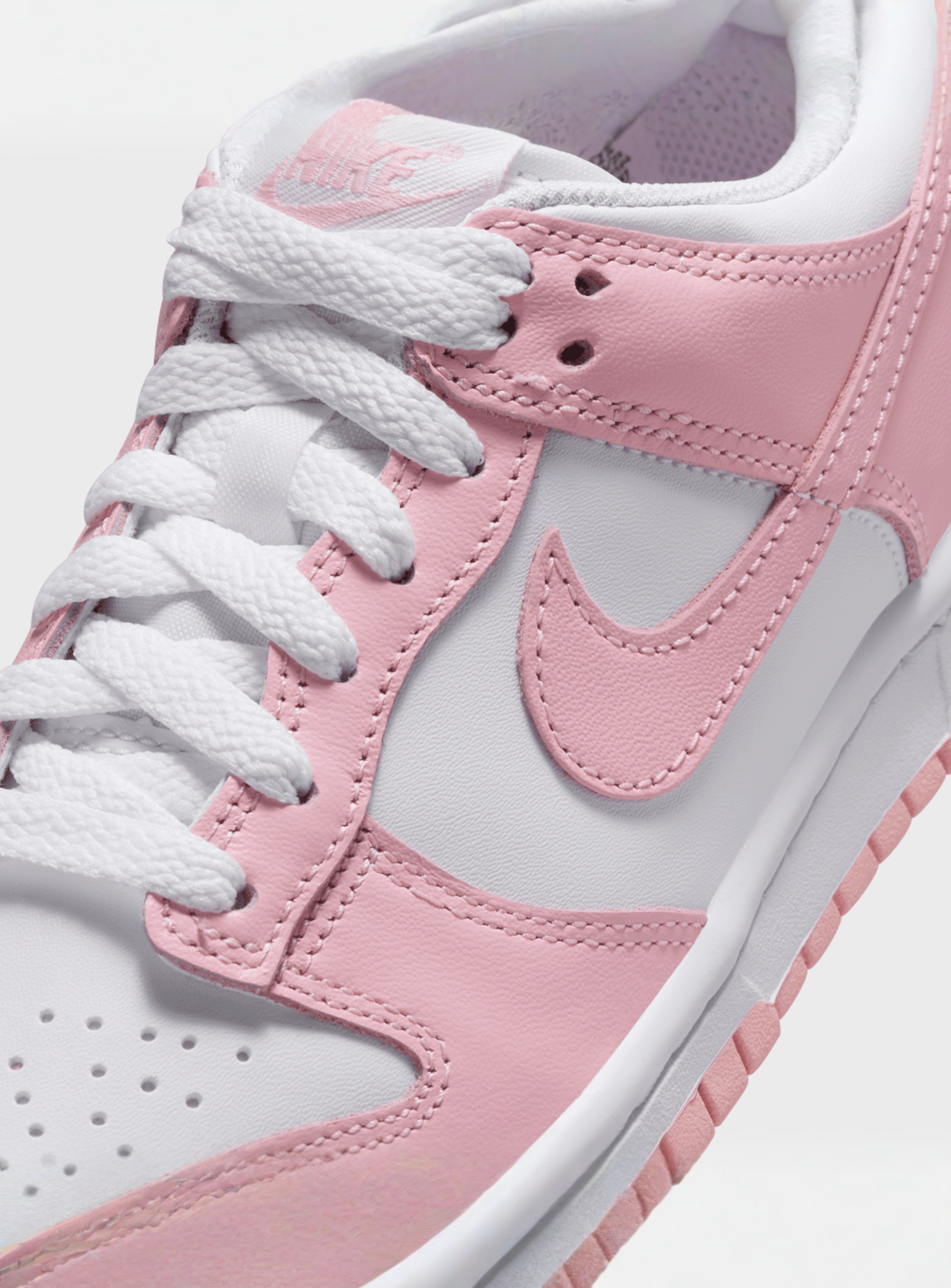 Nike, Dunk Low (GS), white, Image 7 of 9