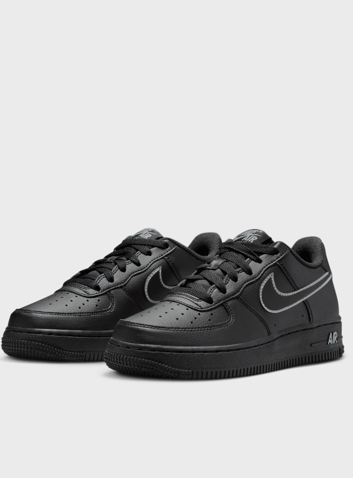 Nike, Air Force 1 (GS), black, Image 4 of 8