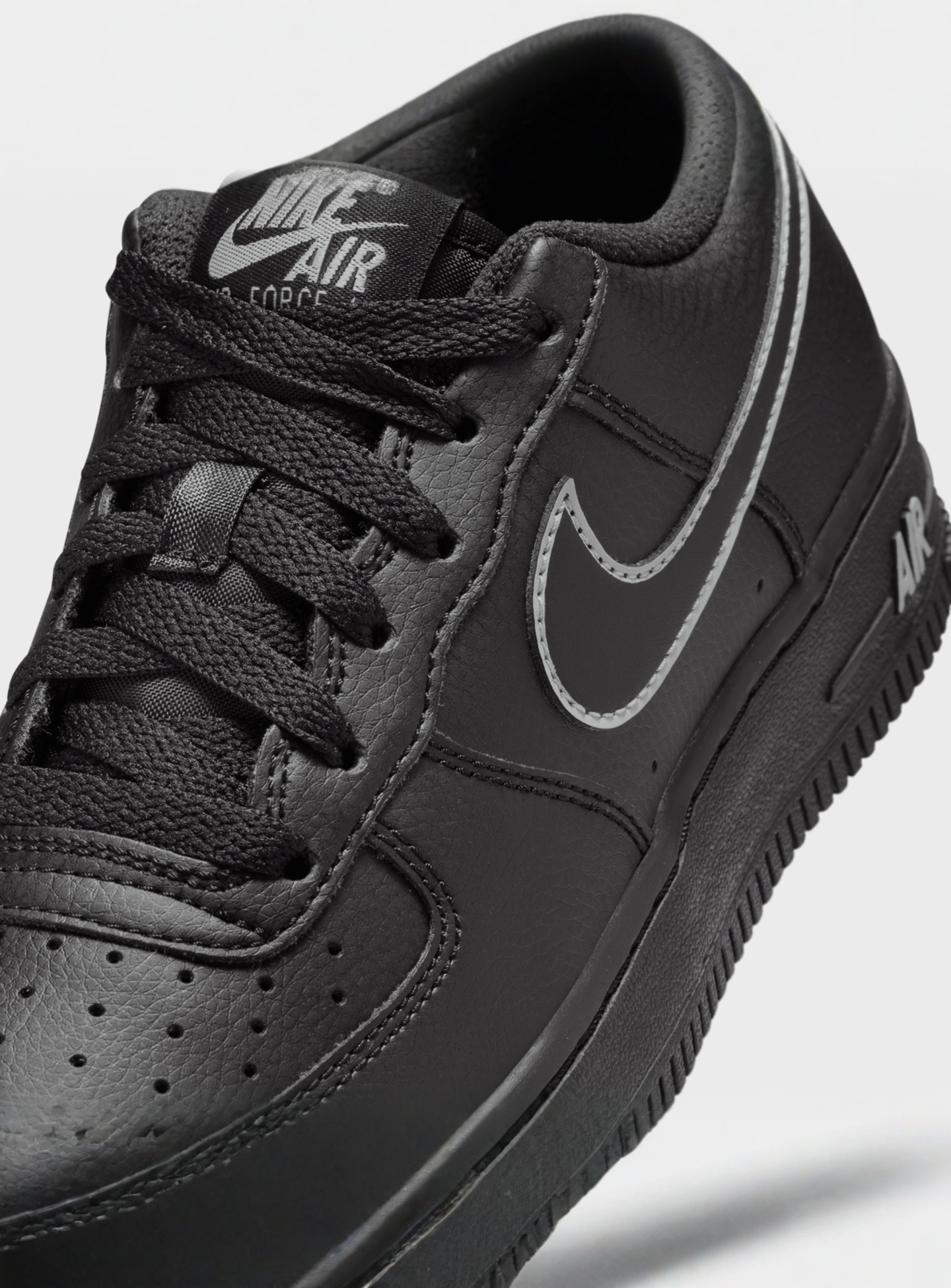Nike, Air Force 1 (GS), black, Image 7 of 8