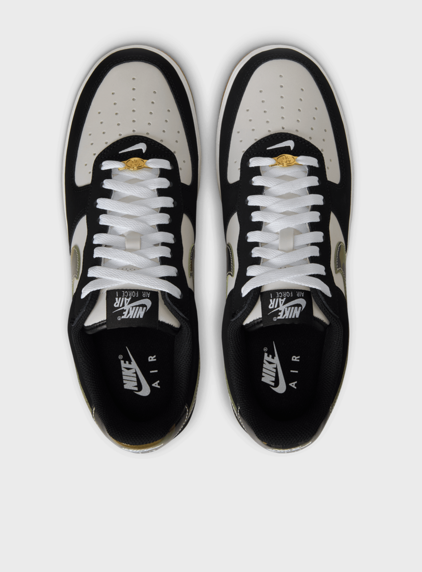 Nike, Air Force 1 Low Retro, black, Image 6 of 8