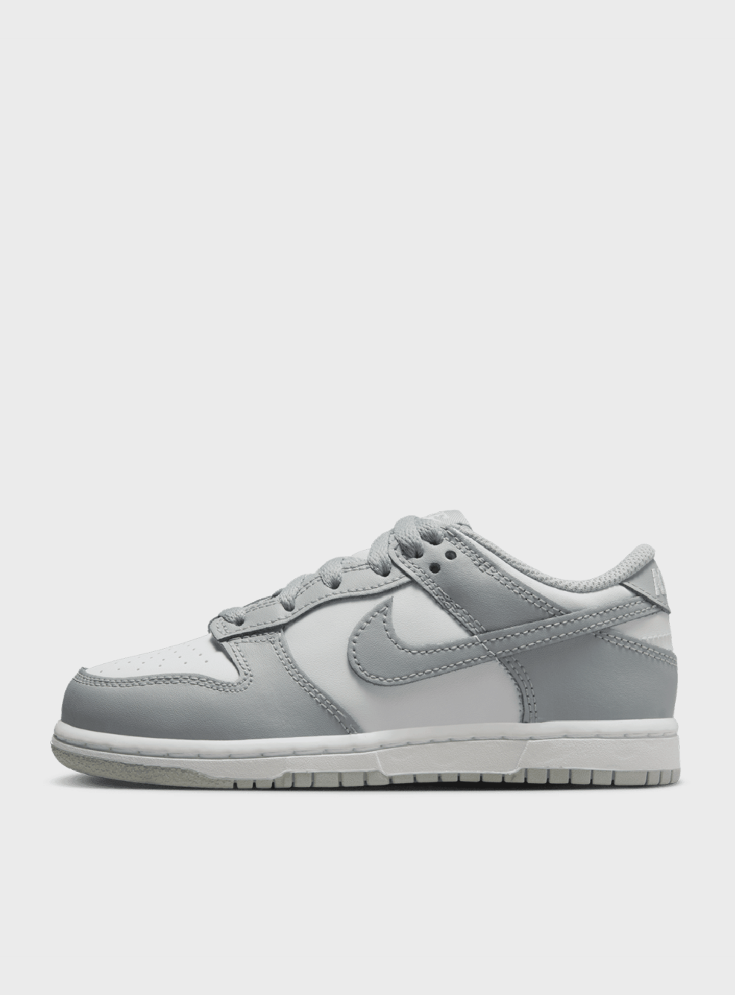 Nike, Dunk Low (PS), white, Image 1 of 8