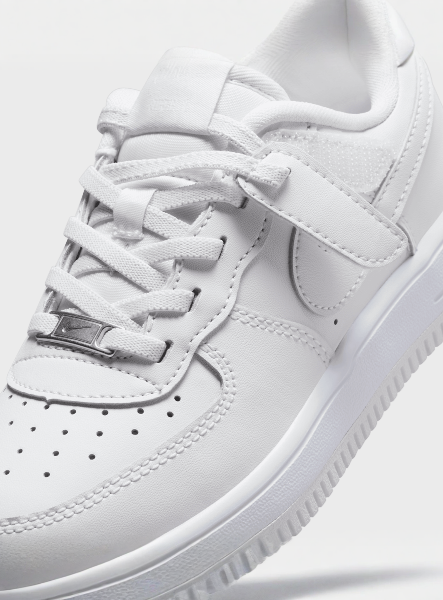 Nike, Force 1 Low EasyOn (PS), white, Image 7 of 8