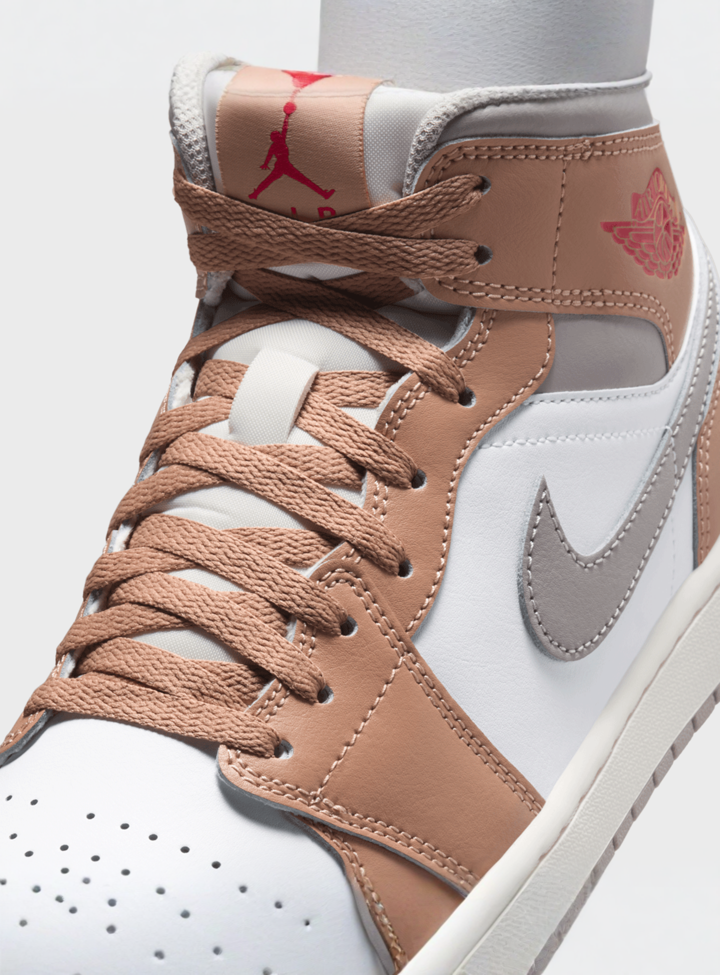 Jordan, Air Jordan 1 Mid, white, Image 7 of 8