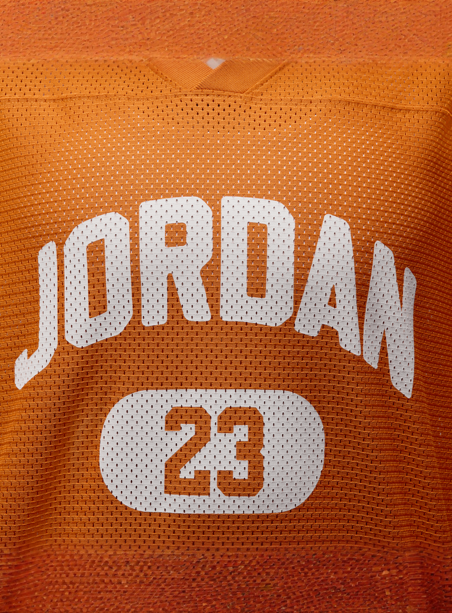 Jordan, Brooklyn Short Sleeve Mesh Jersey, orange, Image 3 of 6