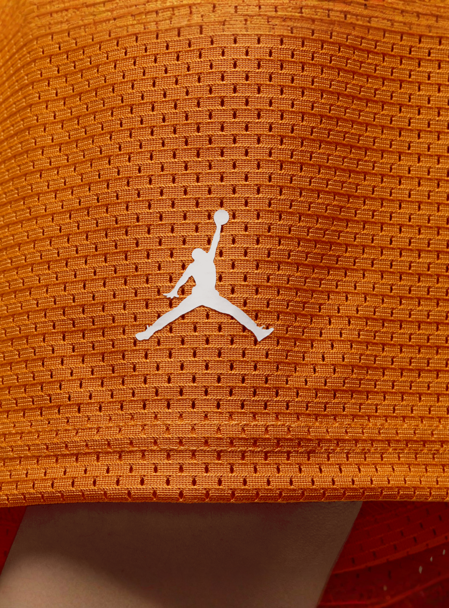 Jordan, Brooklyn Short Sleeve Mesh Jersey, orange, Image 4 of 6