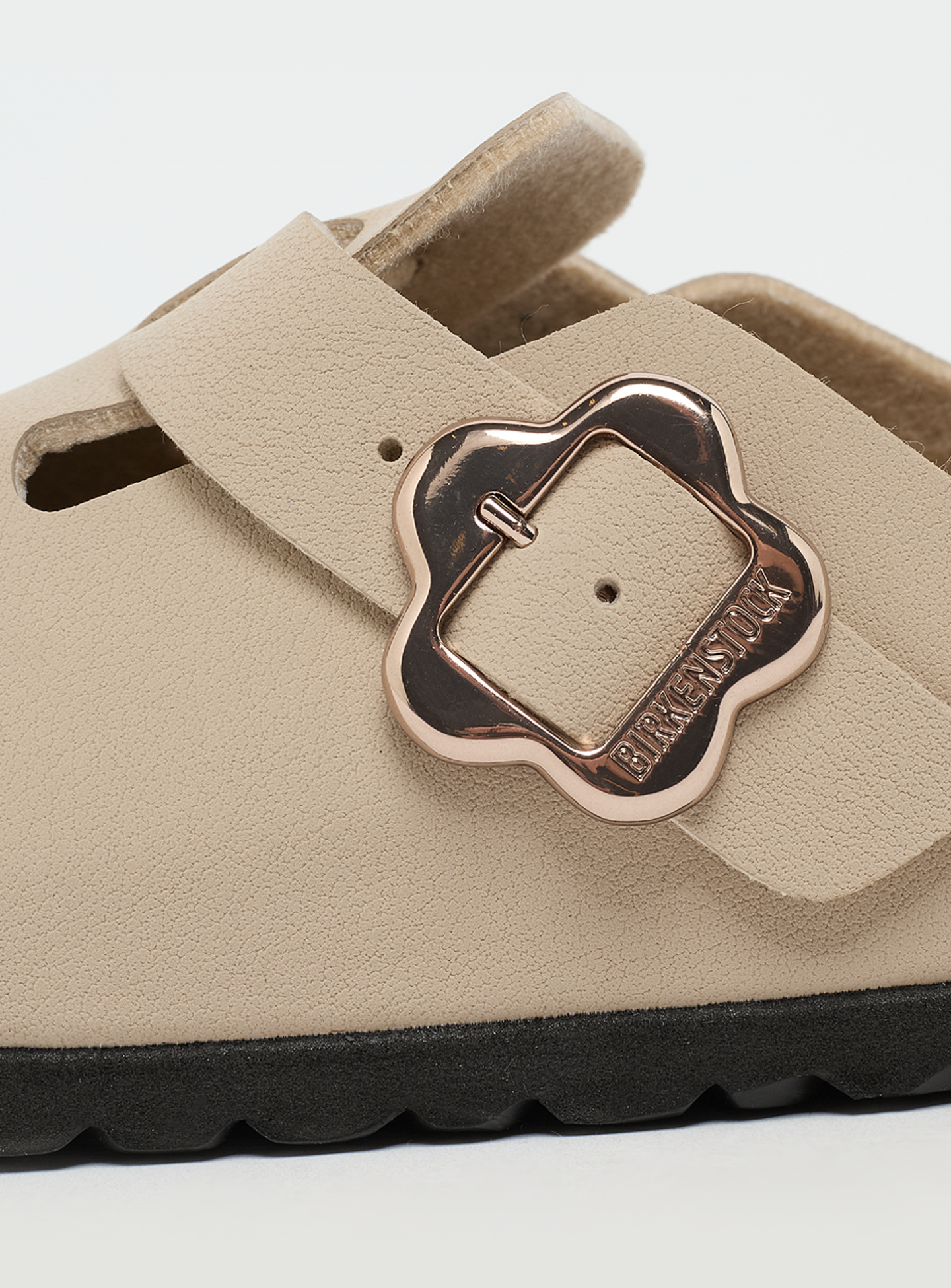 Birkenstock, Boston Flower Buckle, beige, Image 6 of 7