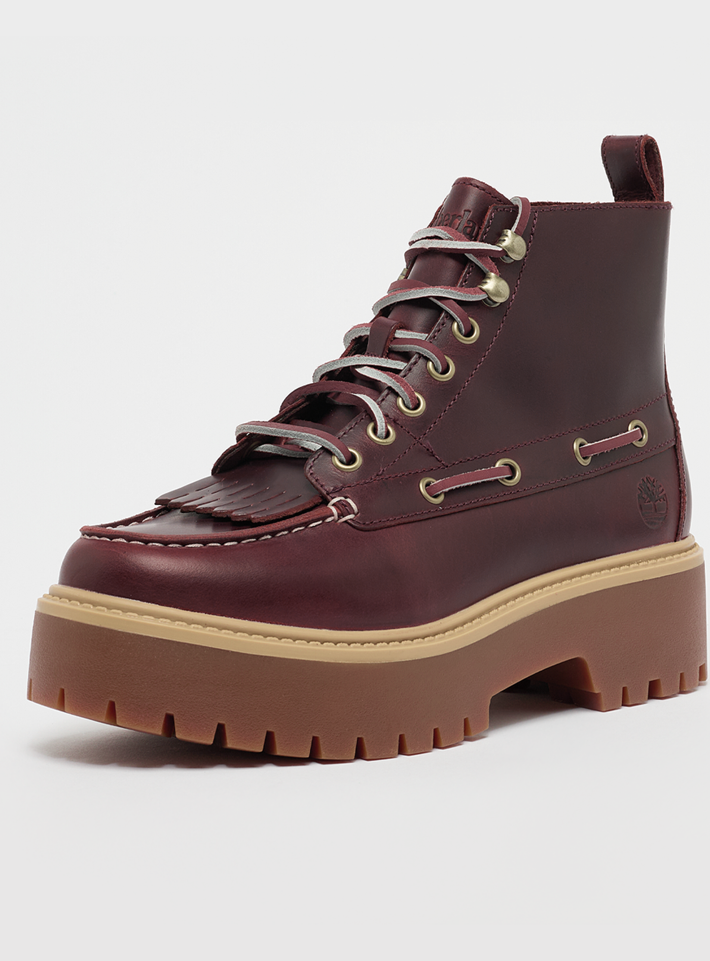 Timberland, Stone Street Mid Lace Up, red, Image 2 of 7