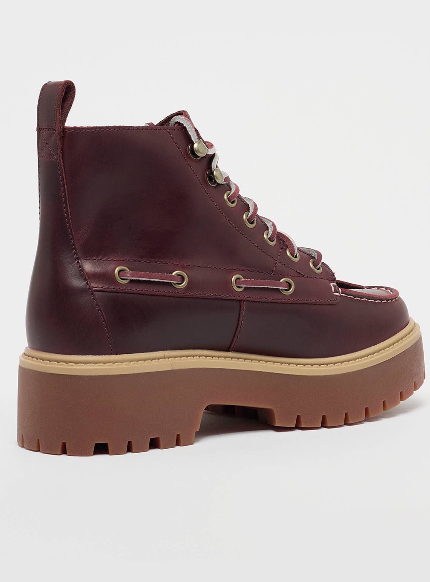 Timberland, Stone Street Mid Lace Up, red, Image 3 of 7
