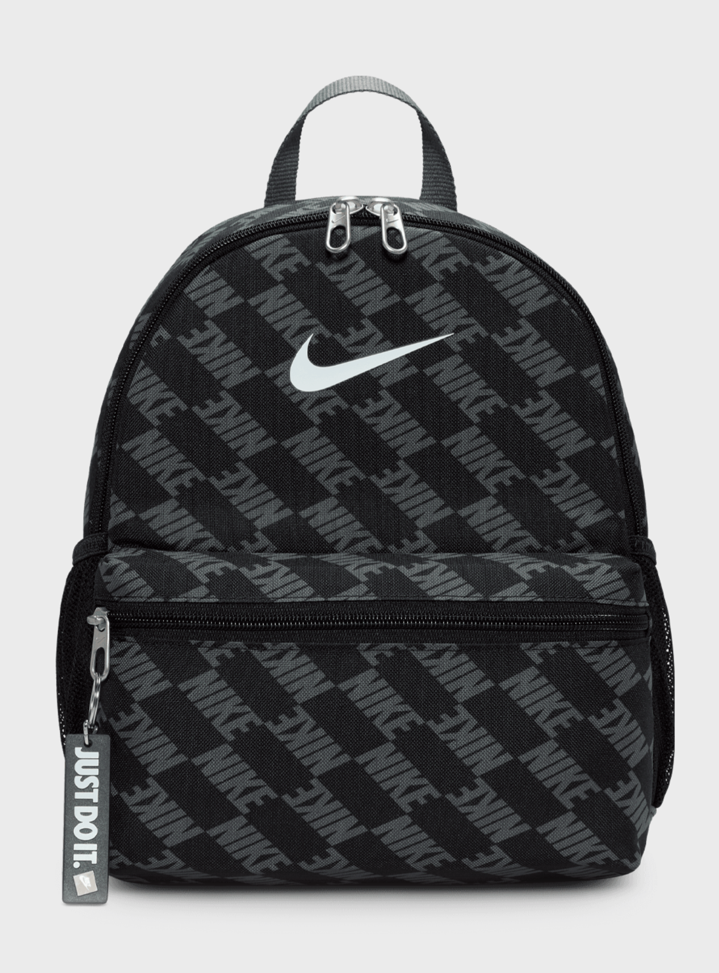 Nike, Brasilia JDI Mini Backpack All-Over-Print, black, Image 1 of 7