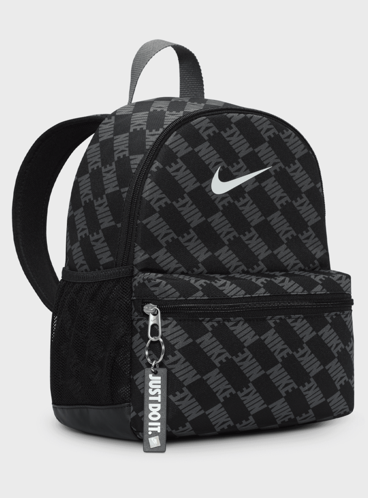 Nike, Brasilia JDI Mini Backpack All-Over-Print, black, Image 3 of 7