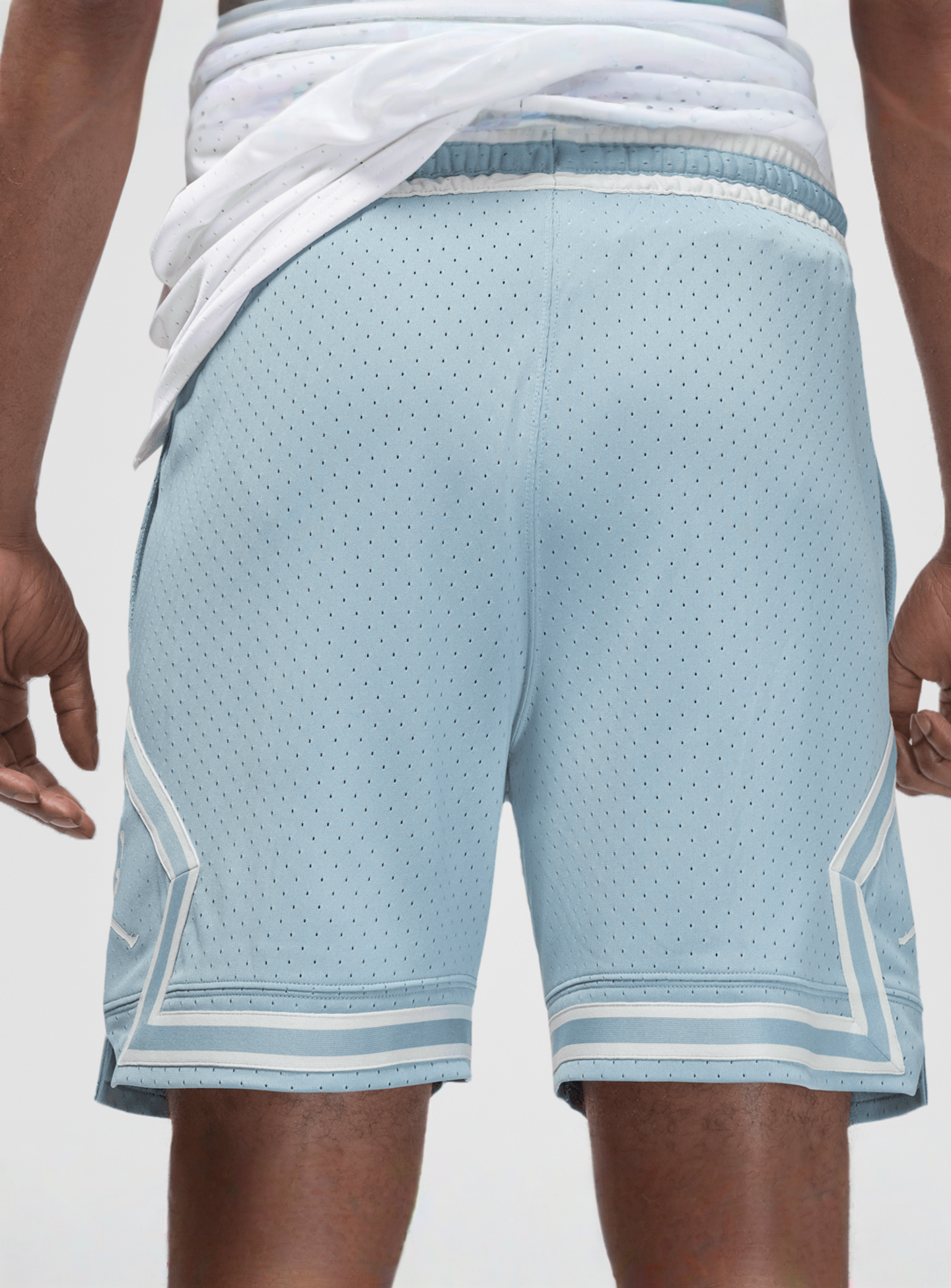 Jordan, Sport Dri-FIT Mesh Diamond Shorts, blue, Image 2 of 5