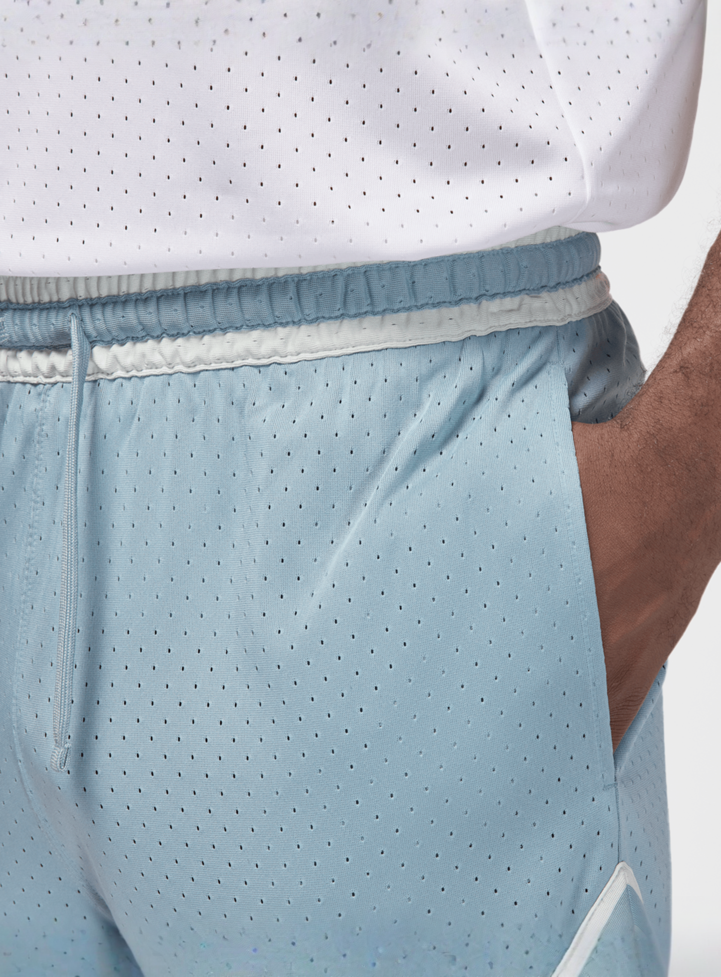Jordan, Sport Dri-FIT Mesh Diamond Shorts, blue, Image 3 of 5