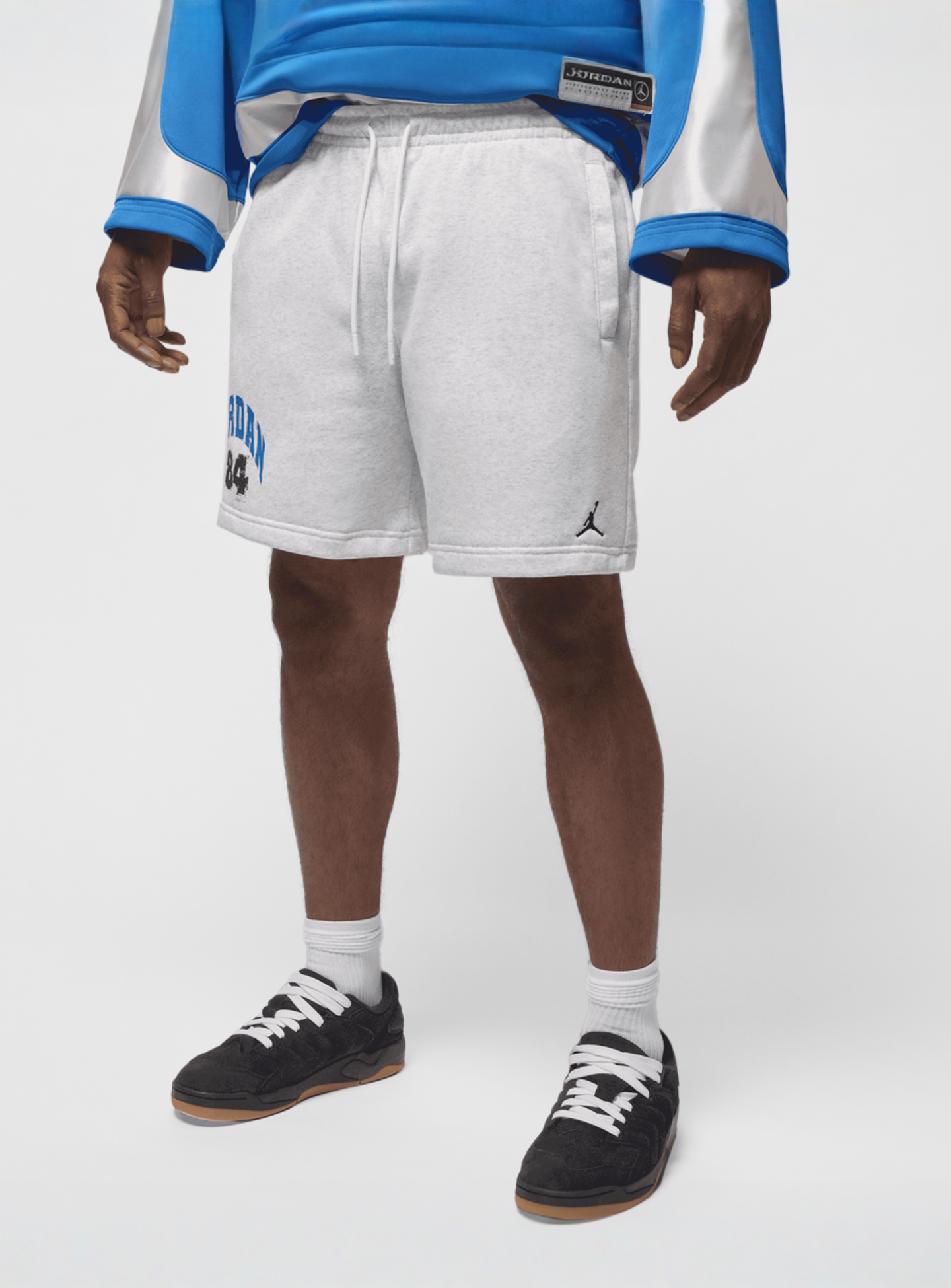 Jordan, Brooklyn Collegiate Shorts, grey, Image 1 of 7