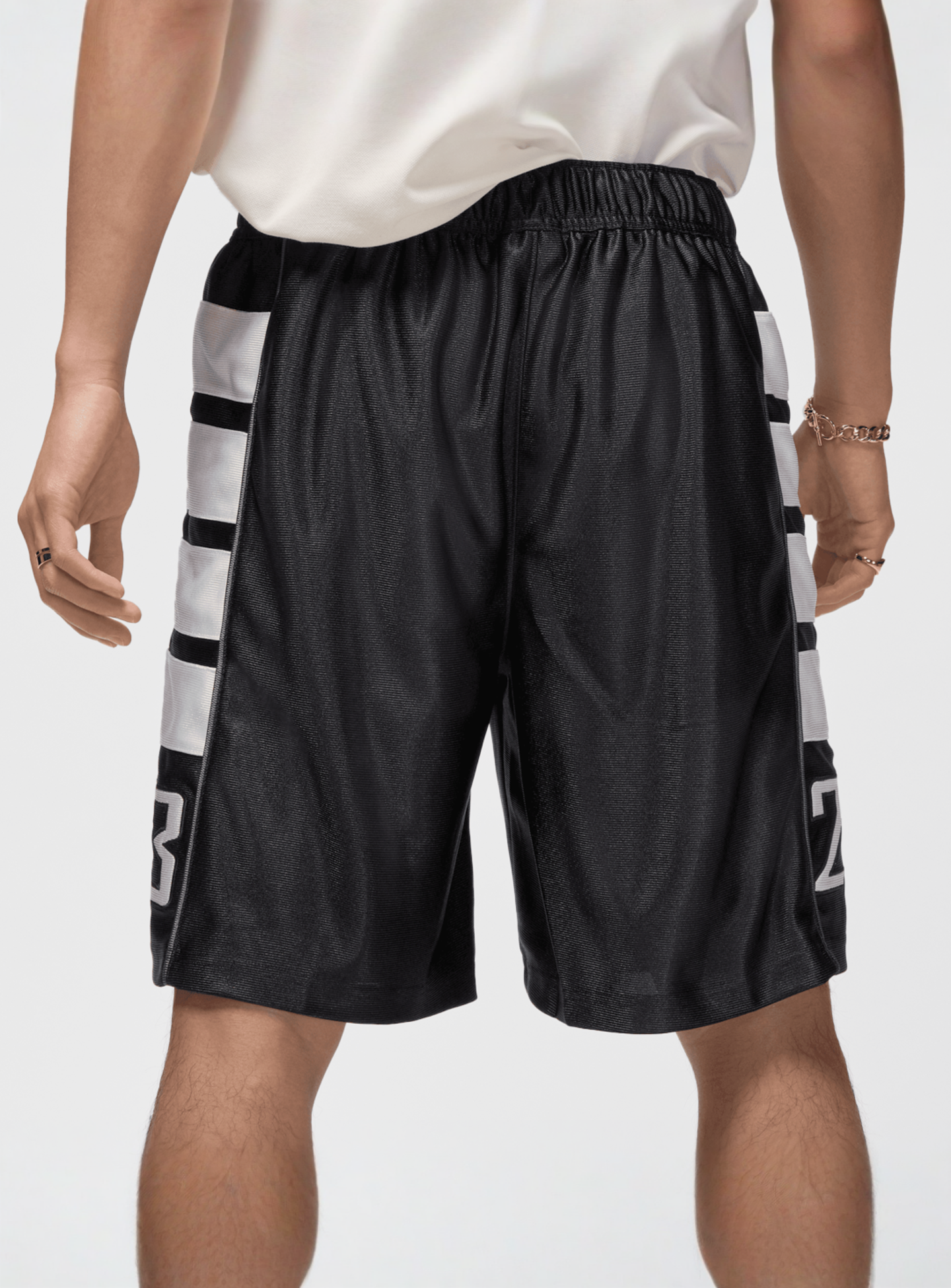 Jordan, Brooklyn Cat Scratch Shorts, black, Image 2 of 6