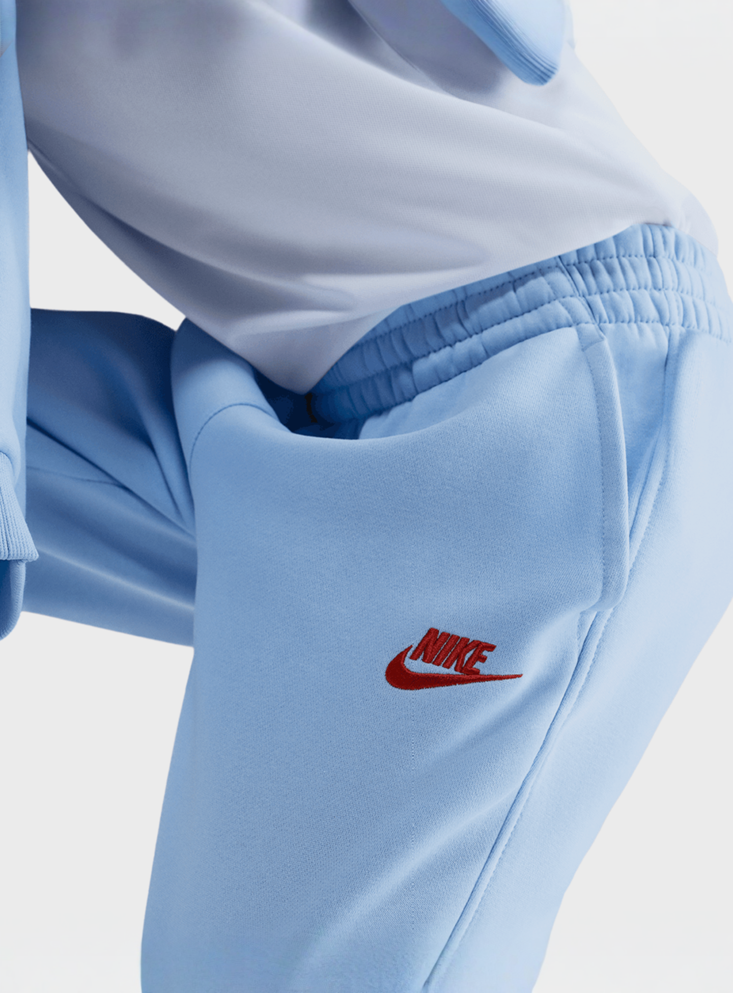 Nike, Sportswear Club Fleece Joggers, blue, Image 3 of 4
