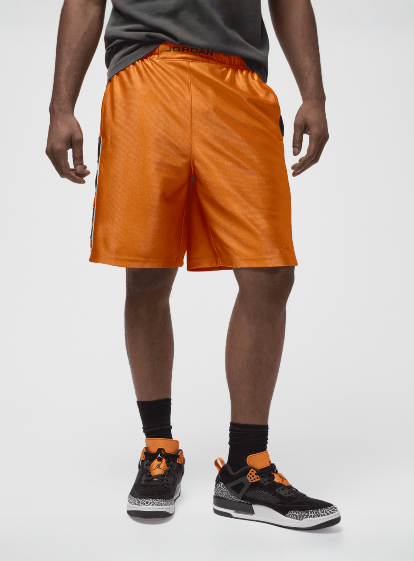 Jordan, Brooklyn Cat Scratch Shorts, orange, Image 1 of 7
