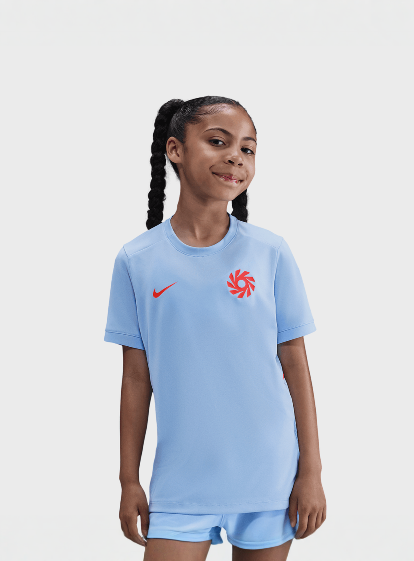 Nike, Erling Haaland Academy Dri-FIT Short-Sleeve Soccer Top, blue, Image 1 of 3
