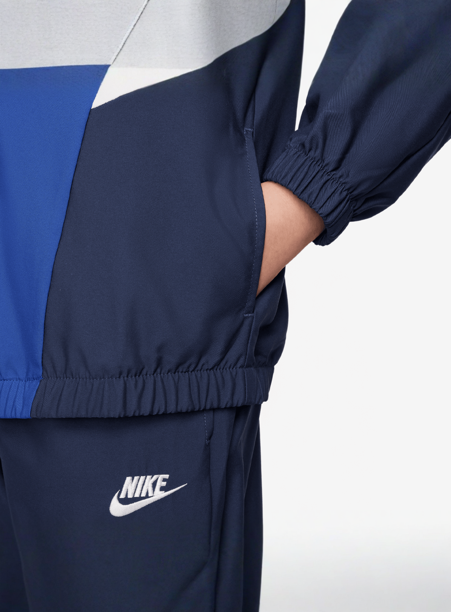 Nike, Sportswear Tracksuit Woven Full Zip, blue, Image 3 of 3