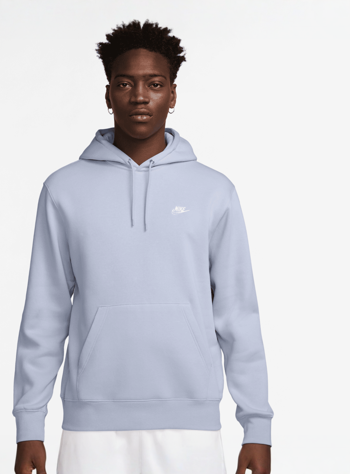 Nike, Club Basketball Pullover Hoodie, blue, Image 1 of 3