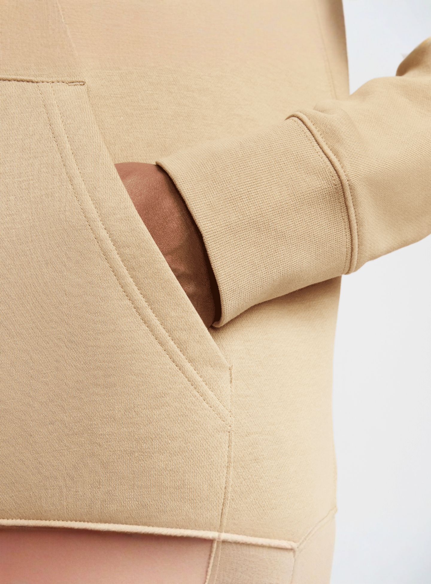 Nike, Club Basketball Pullover Hoodie, beige, Image 5 of 7