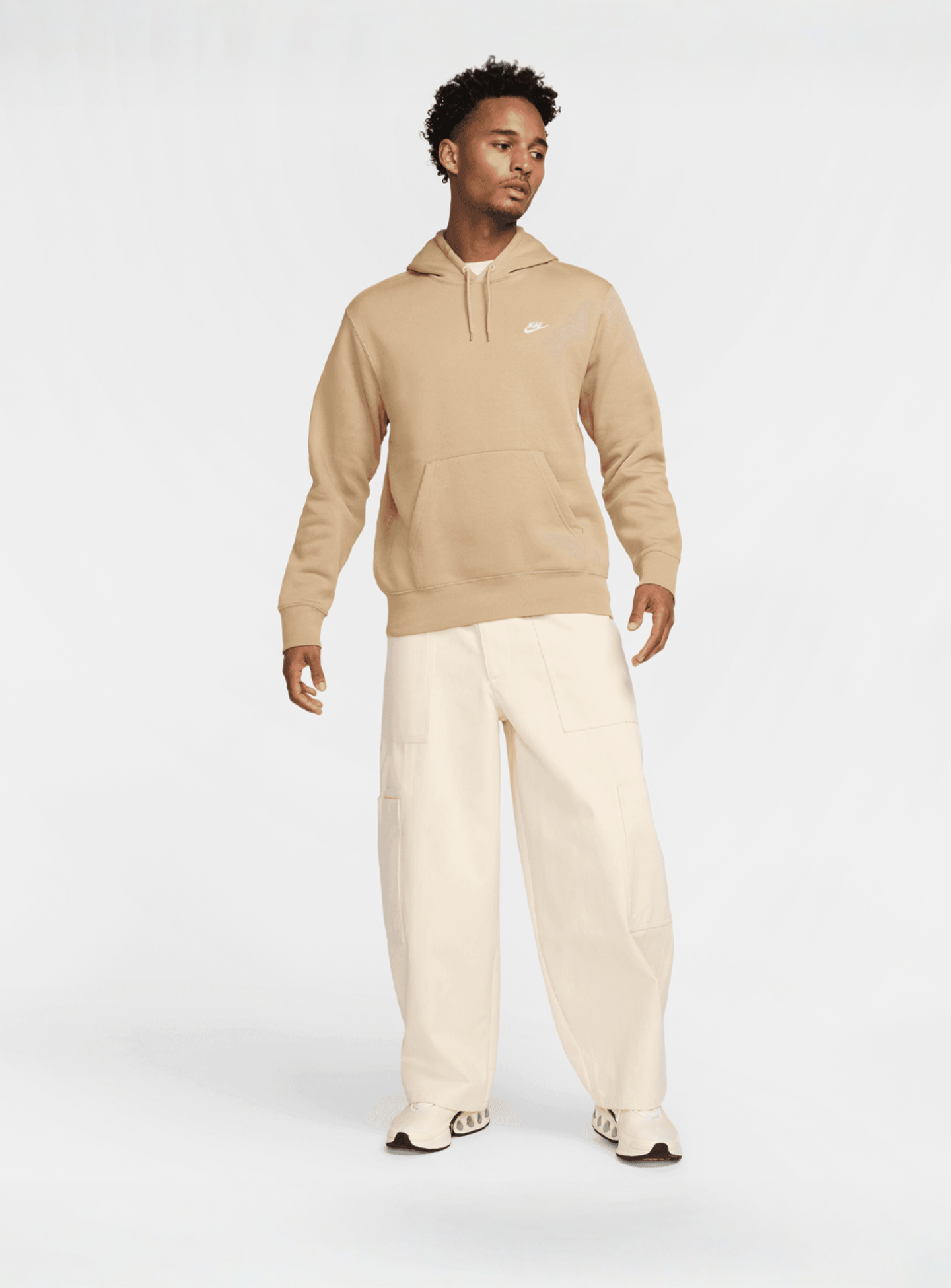 Nike, Club Basketball Pullover Hoodie, beige, Image 7 of 7