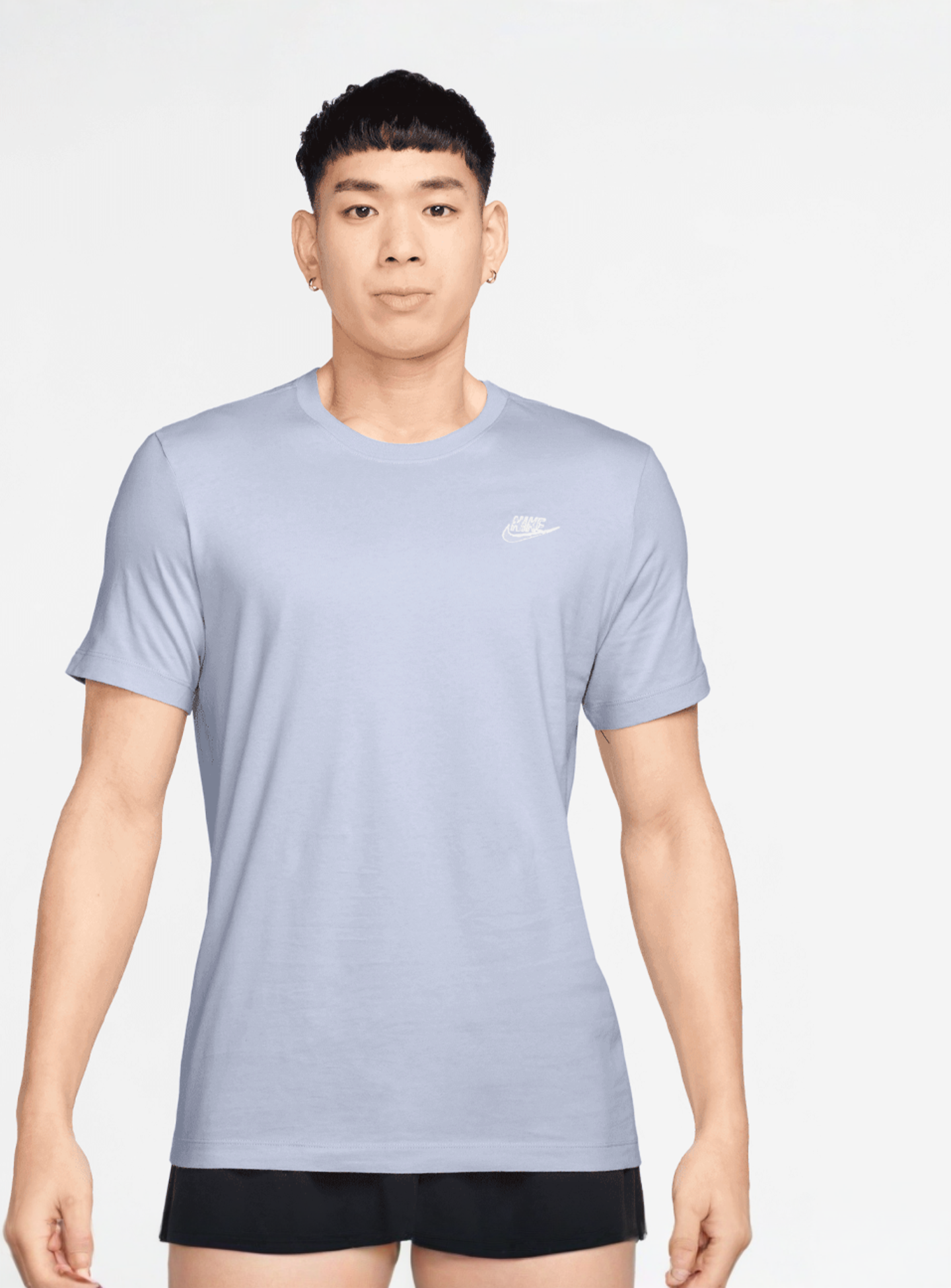 Nike, Sportswear Club Tee, blue, Image 1 of 3