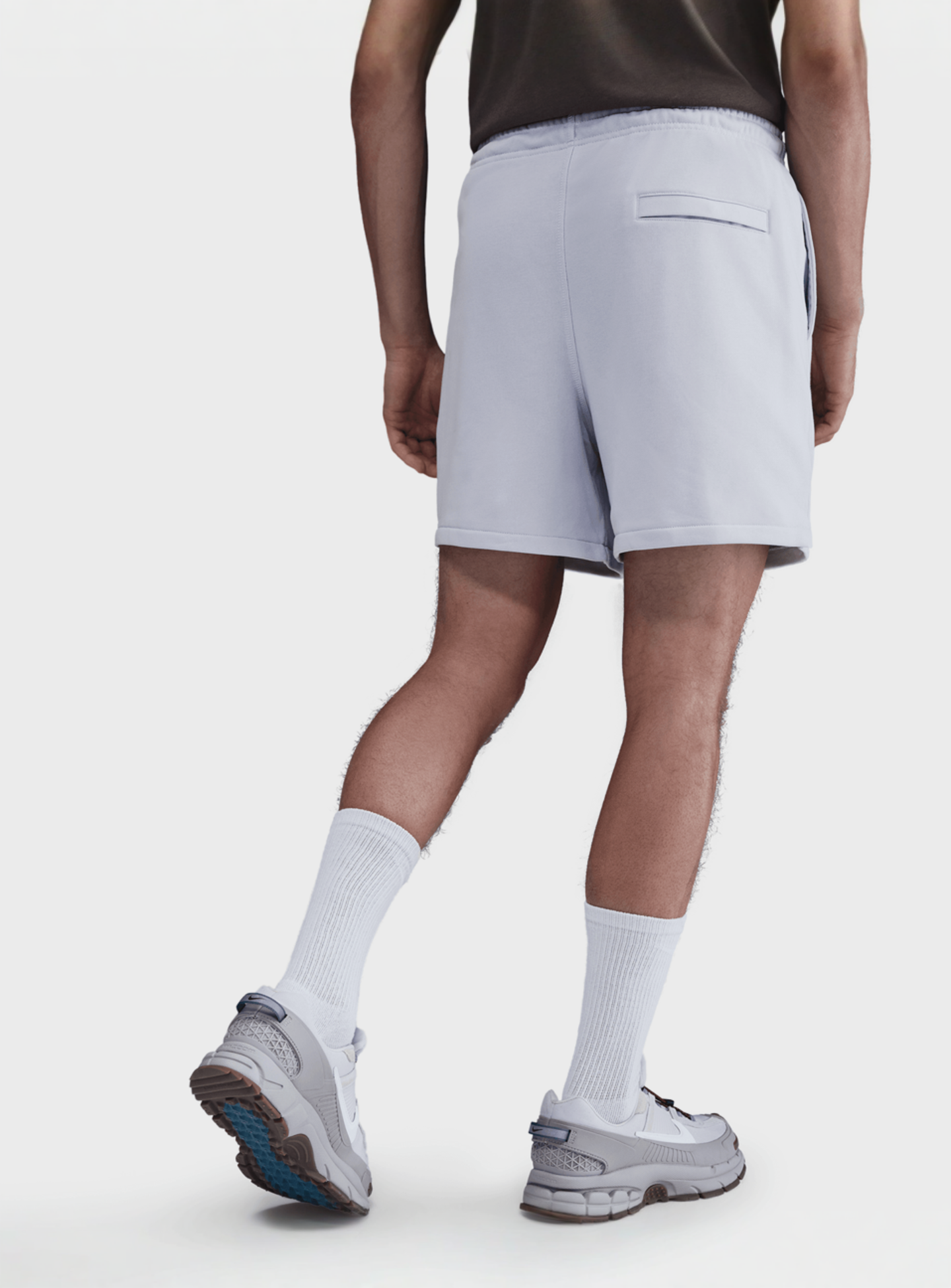Nike, Club Flow French Terry Shorts, grey, Image 2 of 4