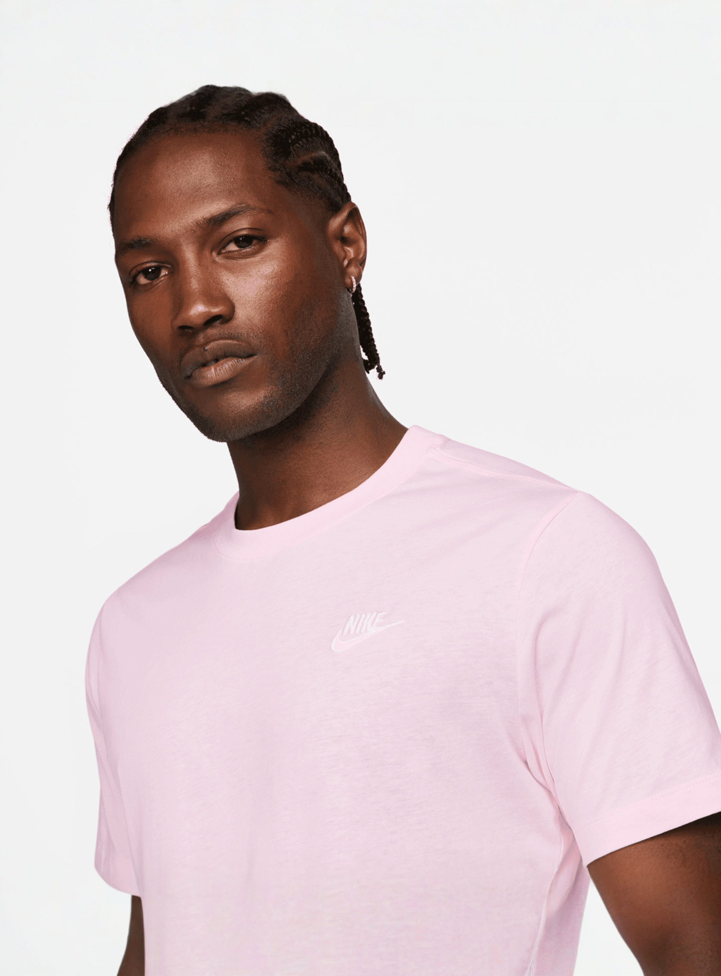 Nike, Sportswear Club Tee, light pink, Image 3 of 4