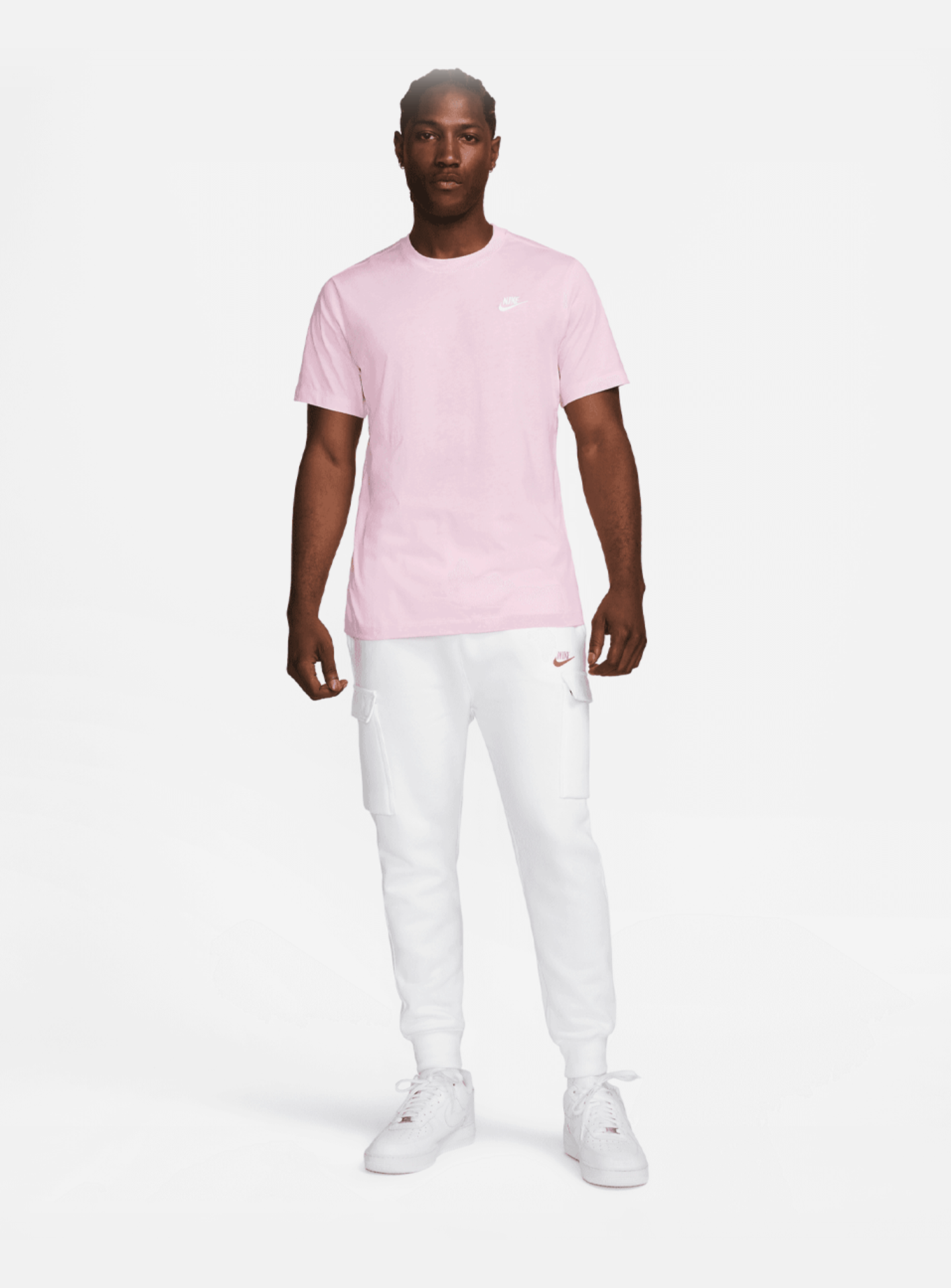 Nike, Sportswear Club Tee, light pink, Image 4 of 4
