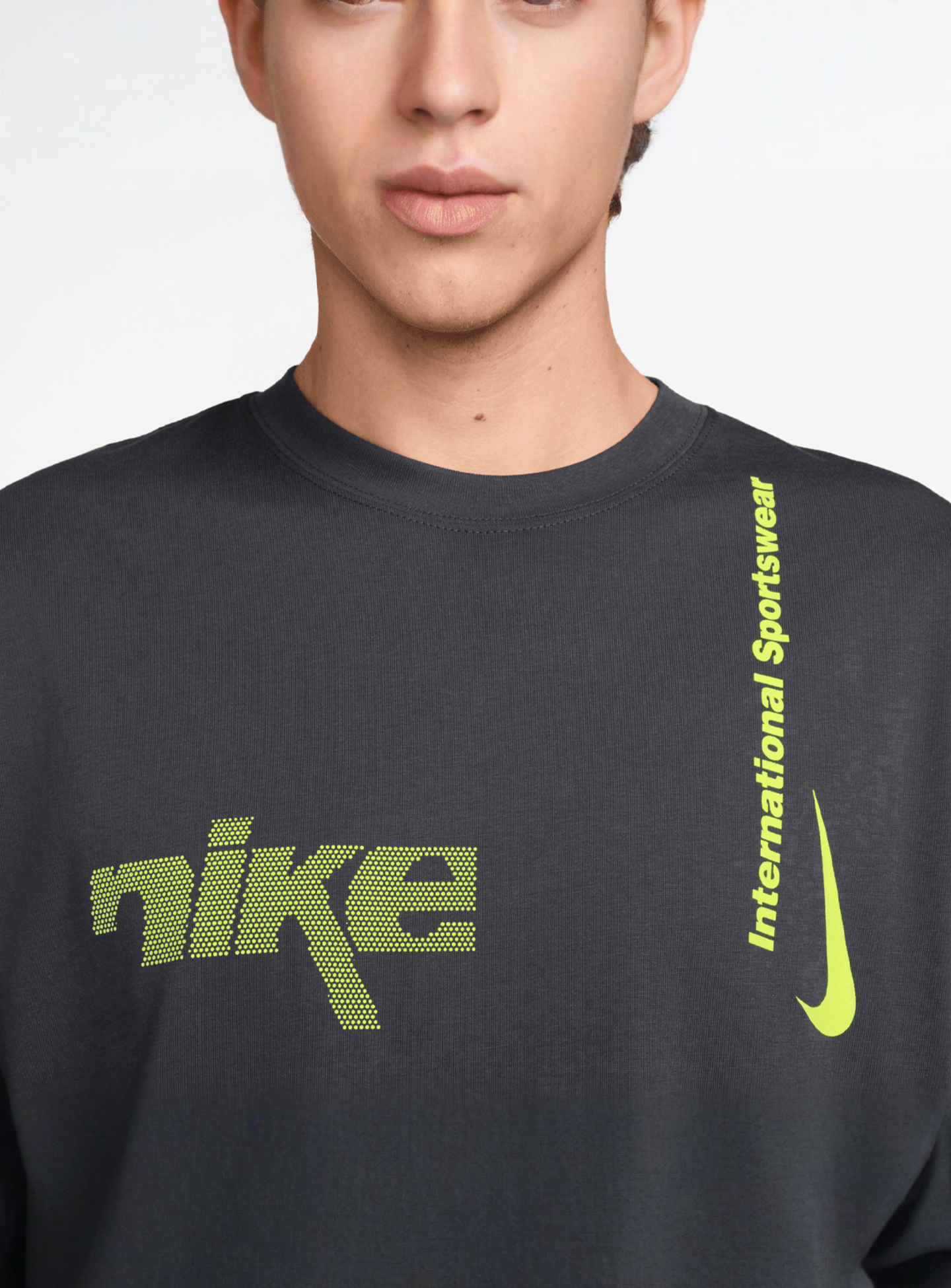 Nike, Sportswear Tee M90 Swoosh Sport, grey, Image 3 of 3