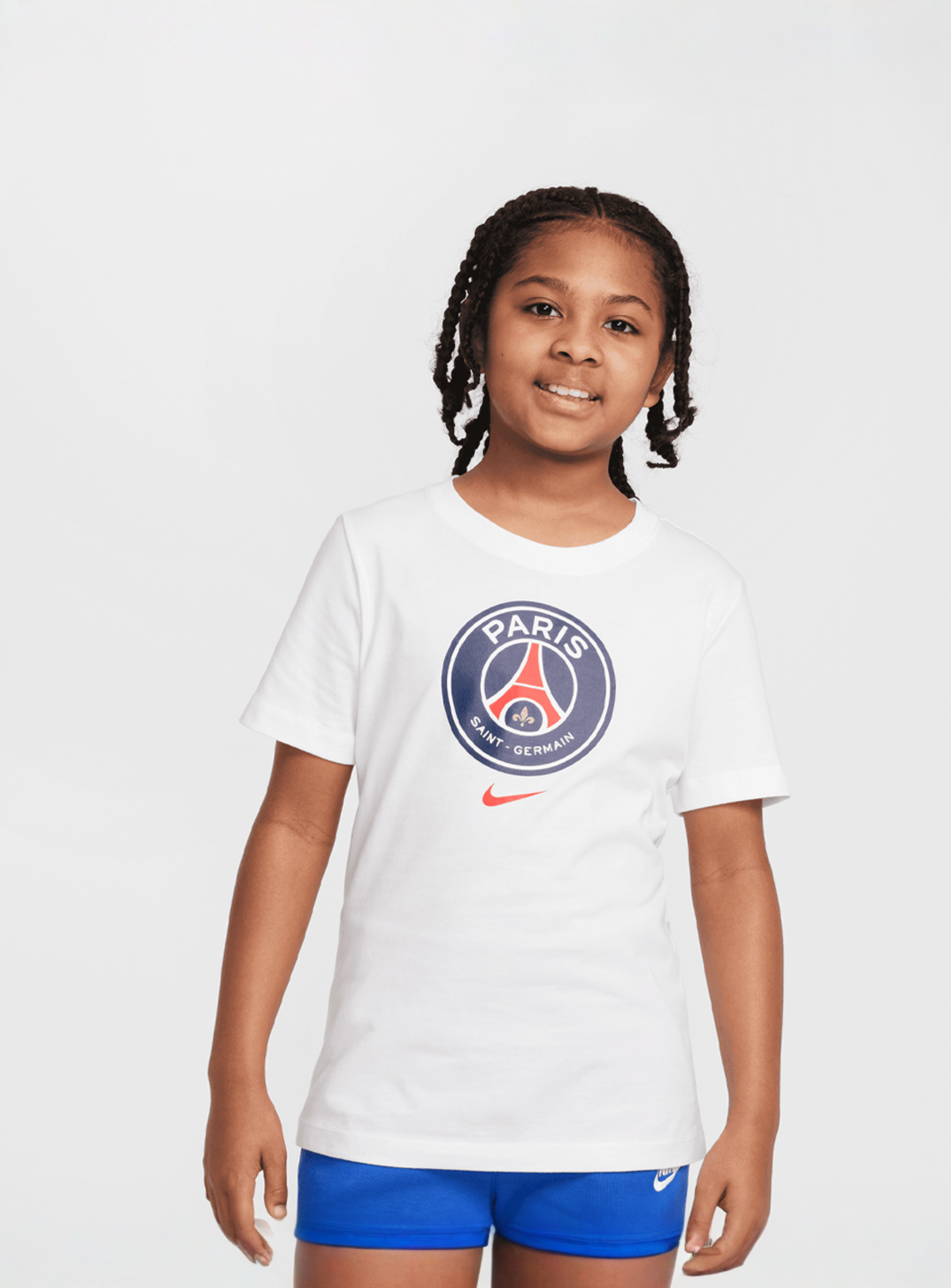 Nike, PSG Crest Tee, white, Image 1 of 5