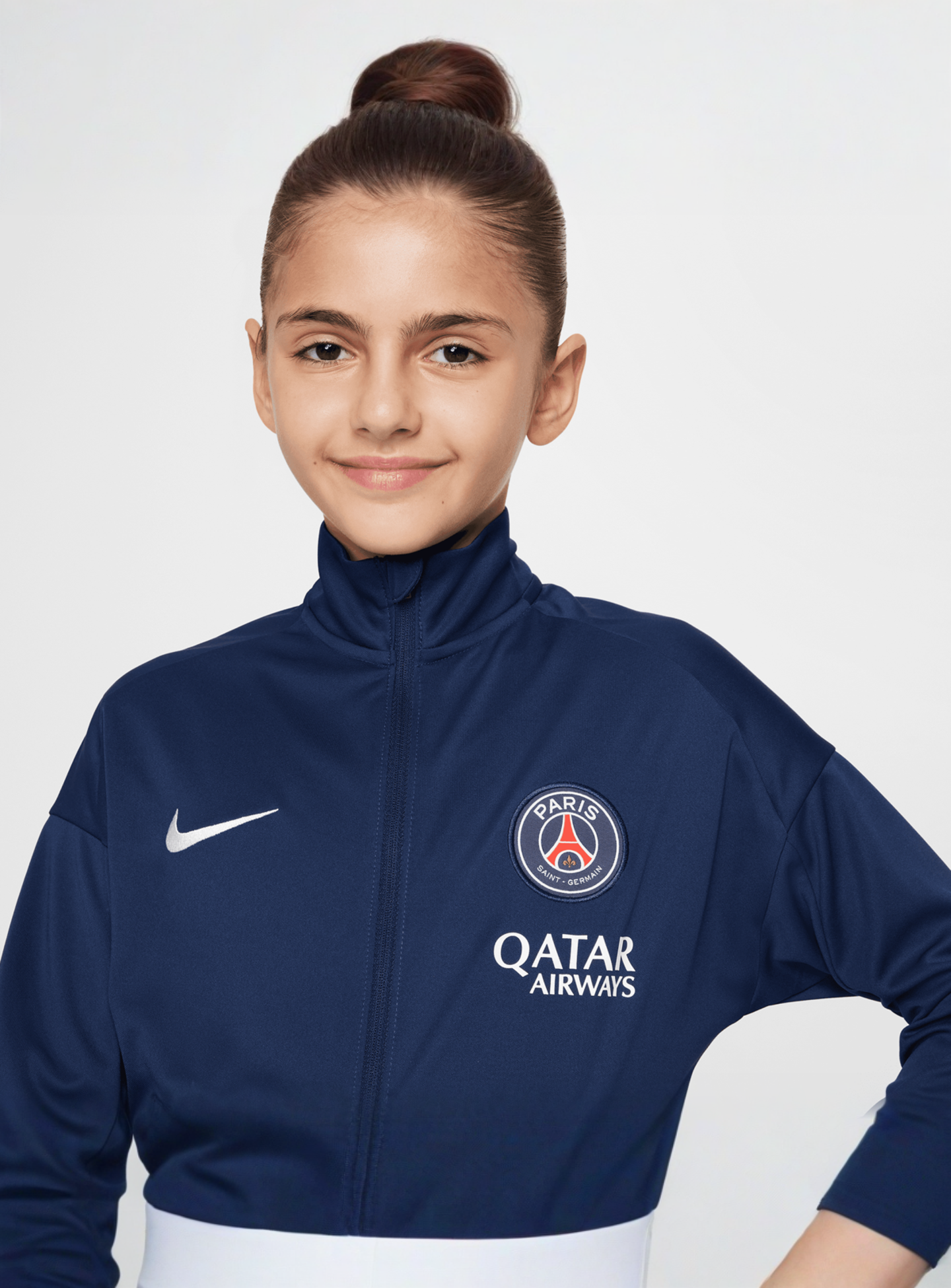 Nike, Paris Saint-Germain Academy Pro Nike Dri-FIT Soccer Knit Tracksuit, blue, Image 3 of 9