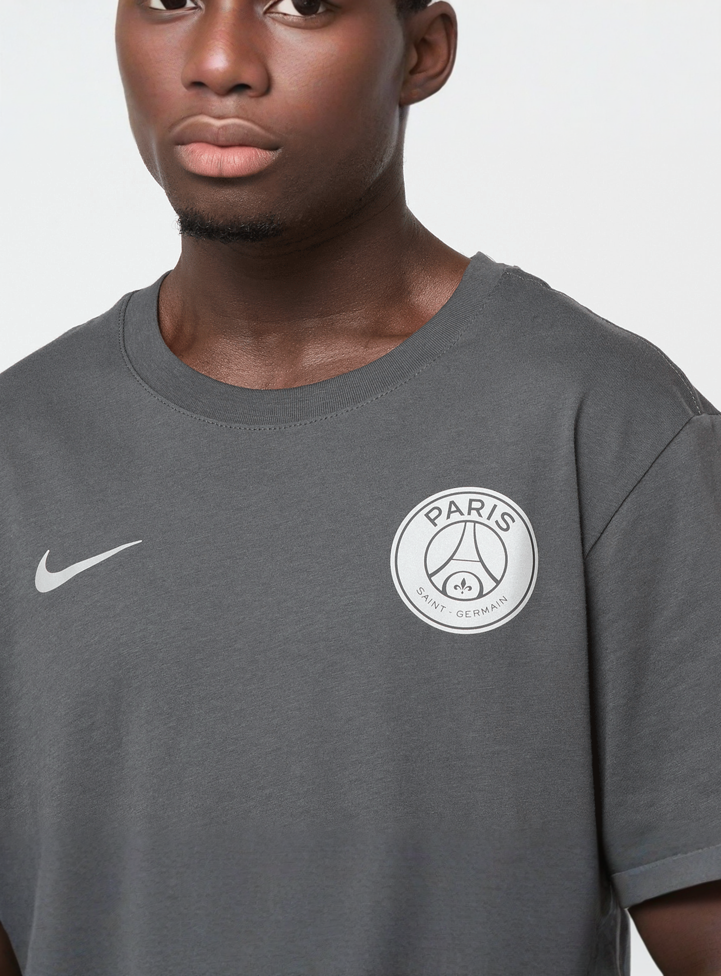 Nike, PSG Paname Tee, grey, Image 3 of 6