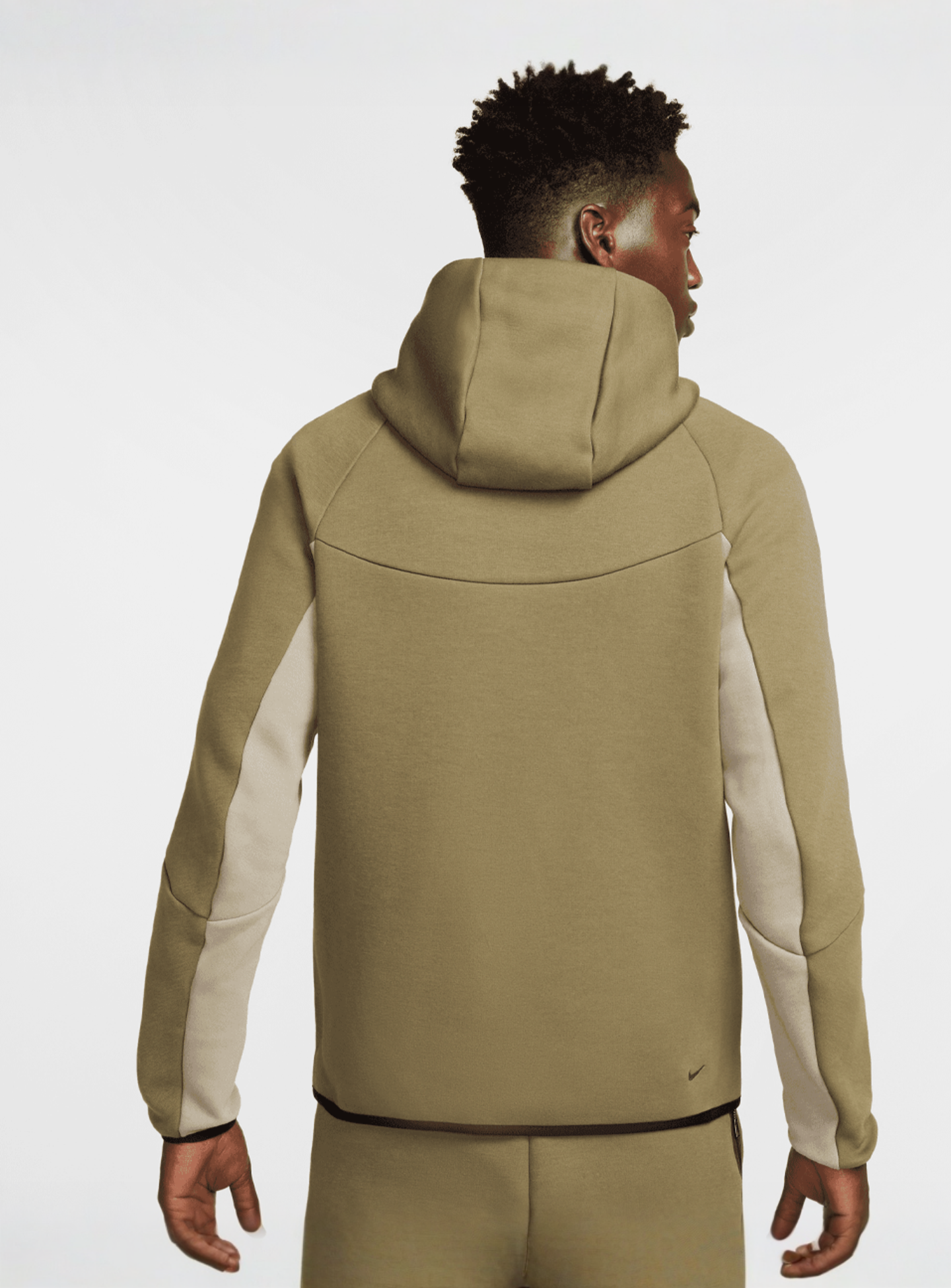 Nike, Tech Fleece Full Zip Windrunner Hoodie, green, Image 2 of 8