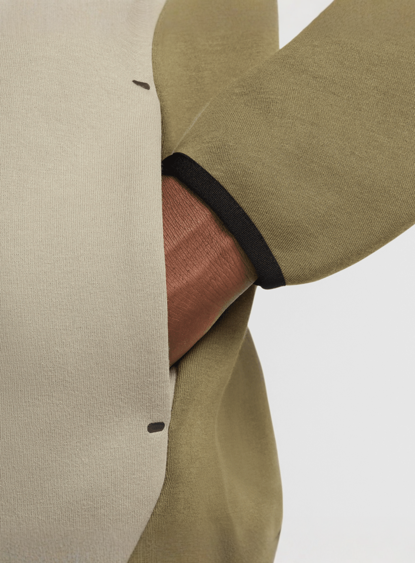 Nike, Tech Fleece Full Zip Windrunner Hoodie, green, Image 3 of 8