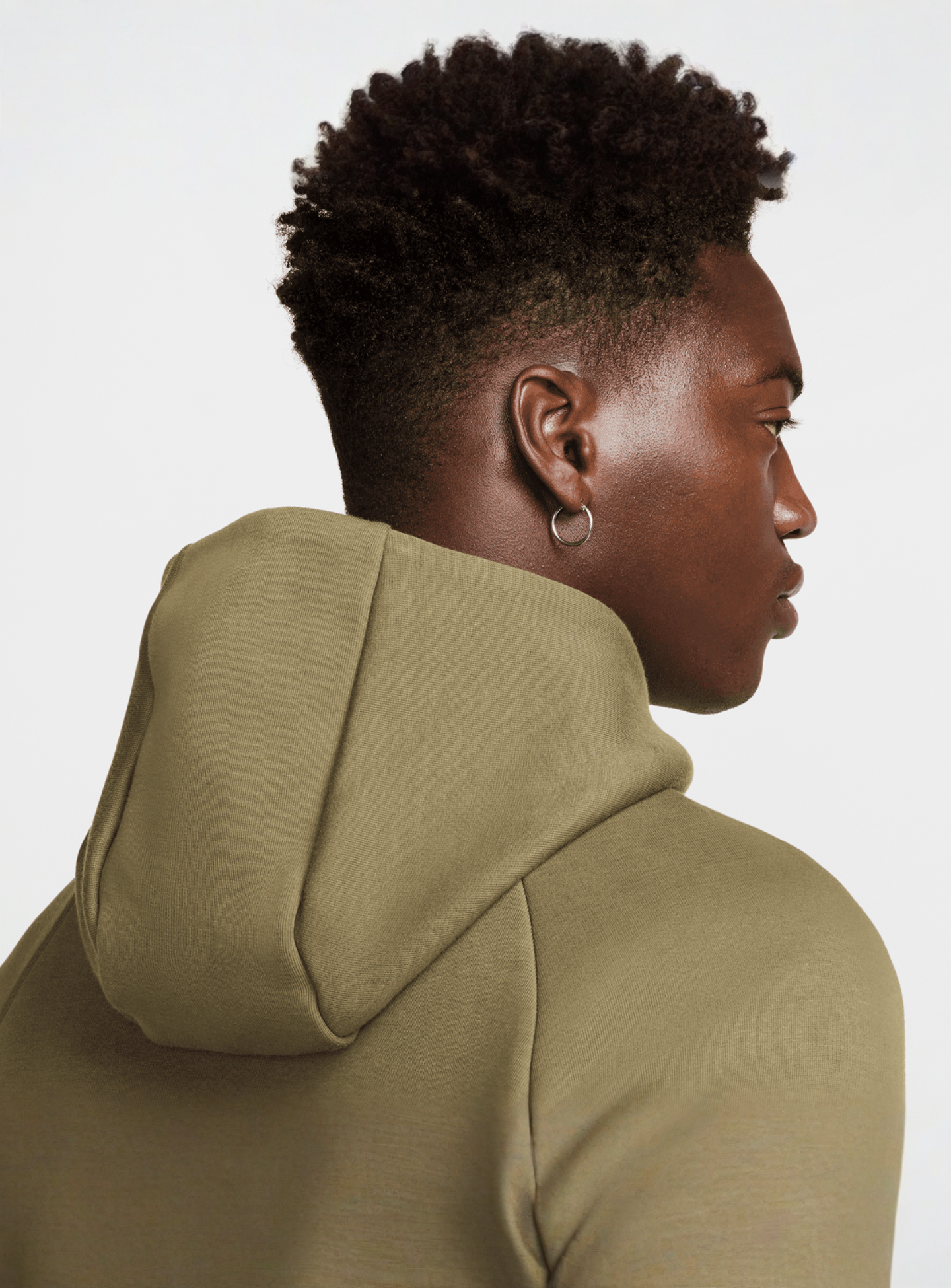 Nike, Tech Fleece Full Zip Windrunner Hoodie, green, Image 4 of 8