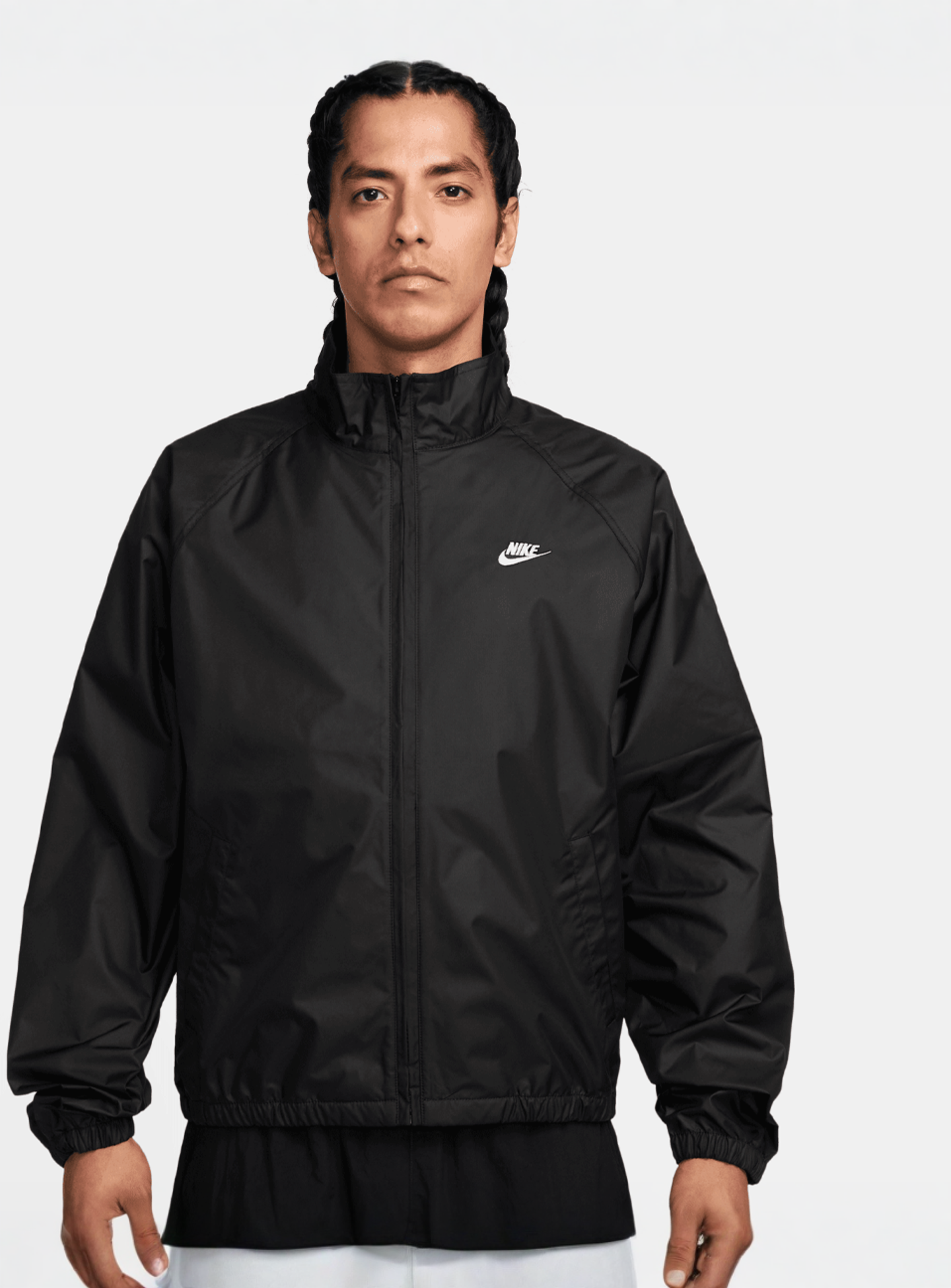 Nike, Club Roscoe Full Zip Jacket, black, Image 1 of 3