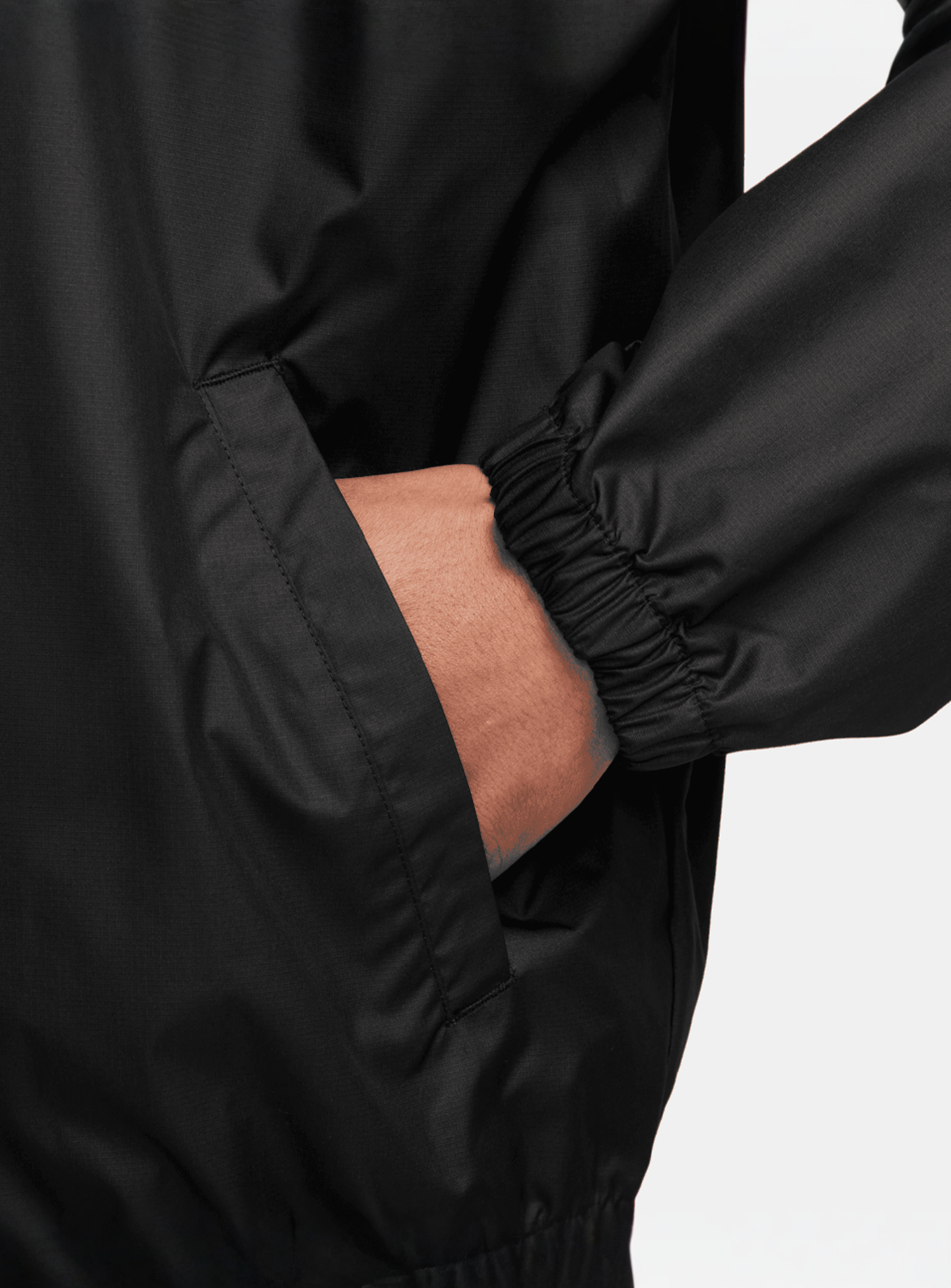 Nike, Club Roscoe Full Zip Jacket, black, Image 3 of 3