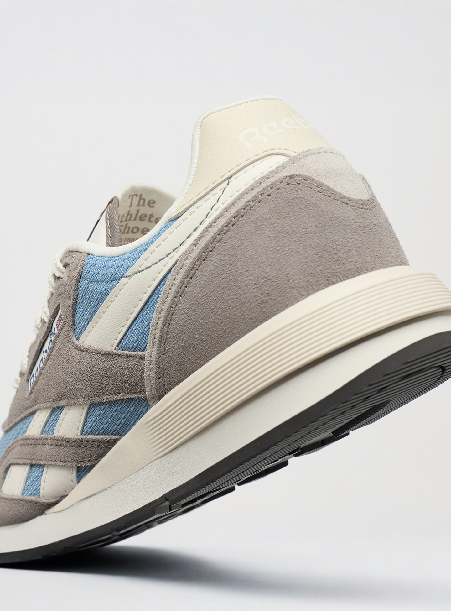Reebok, Classic Nylon 89 gritty grey/leisure black/chalk, grey, Image 7 of 7