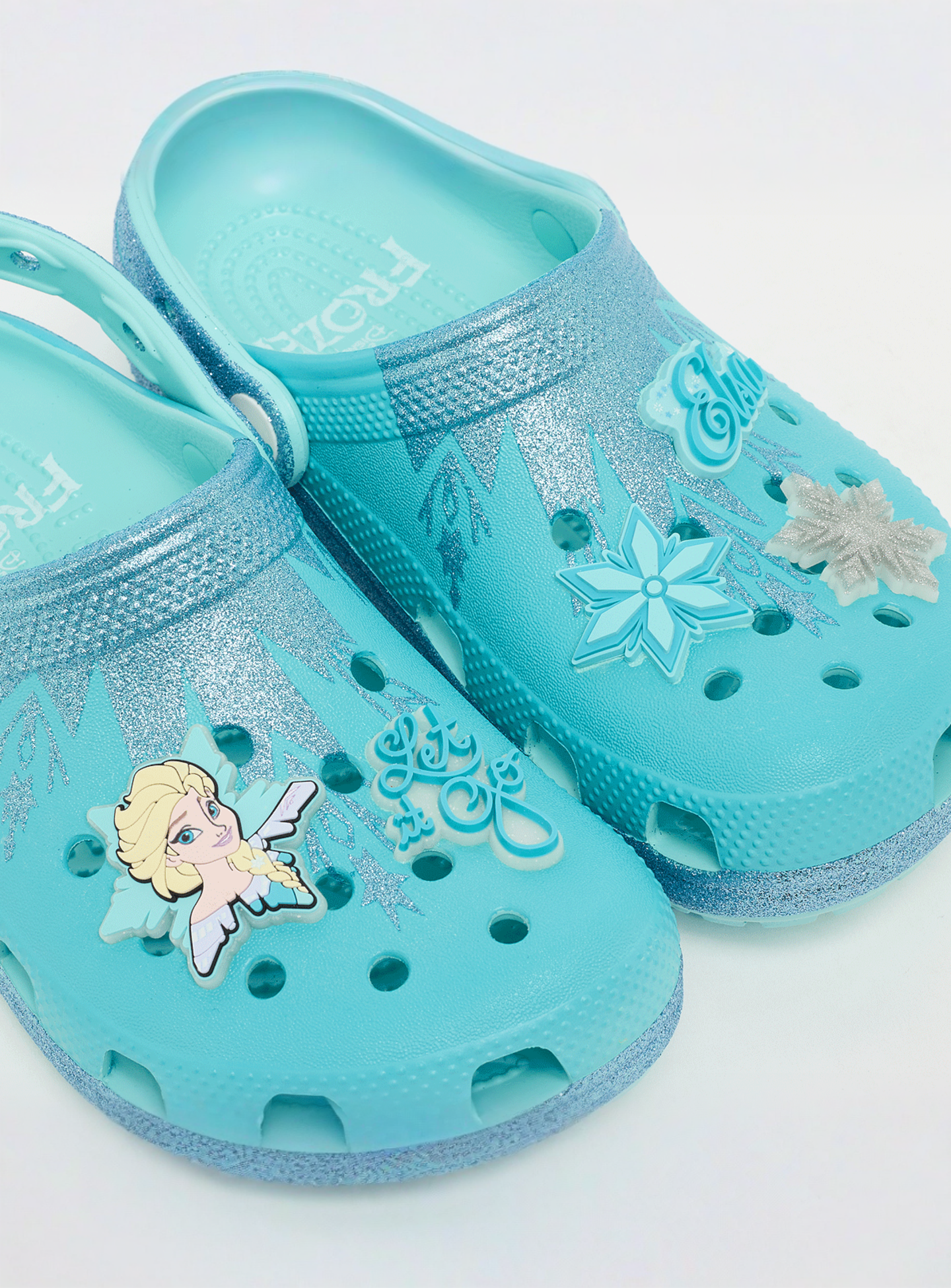 Crocs, Frozen Elsa Classic Clog (PS), blue, Image 6 of 7
