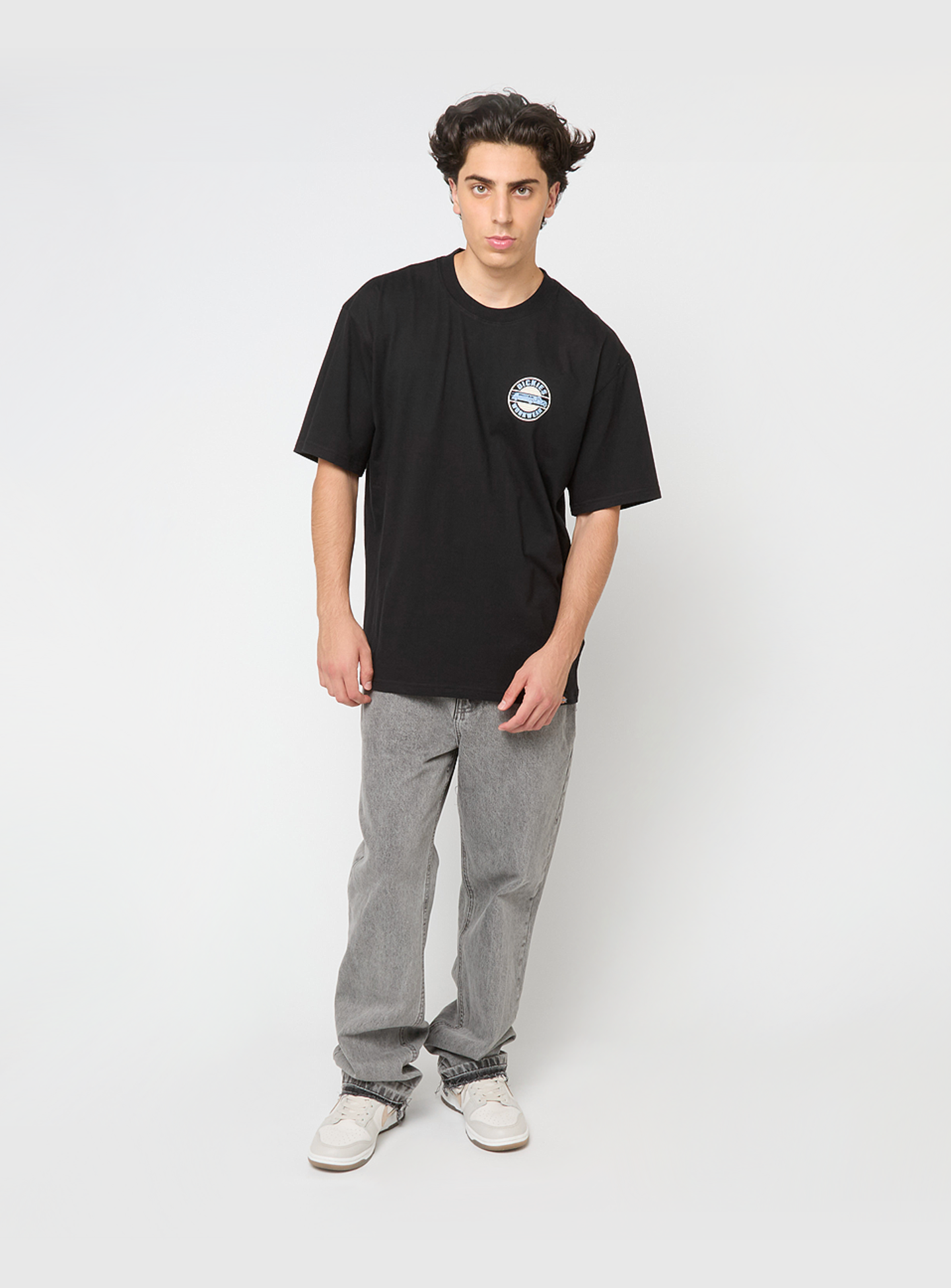 Dickies, Circle Short Sleeve Tee, black, Image 5 of 5