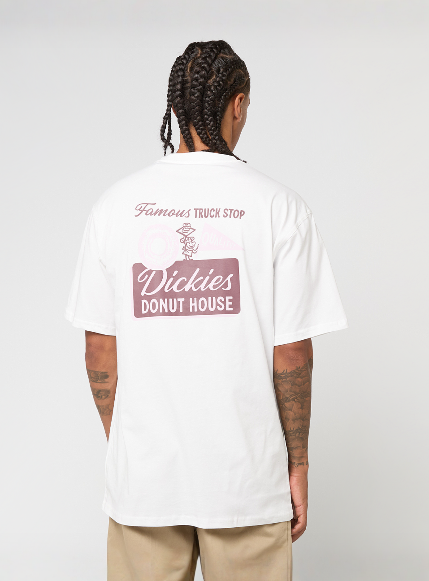 Dickies, DONUT HOUSE TEE SS white, white, Image 1 of 5