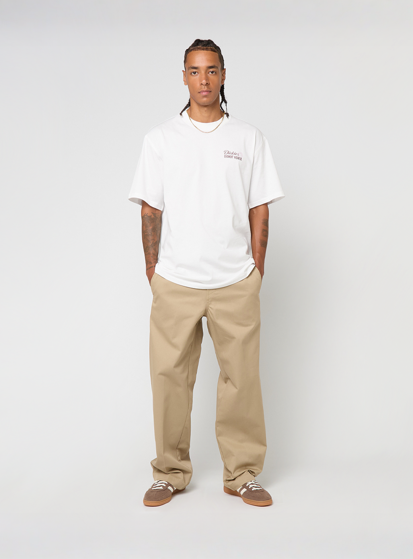 Dickies, DONUT HOUSE TEE SS white, white, Image 5 of 5