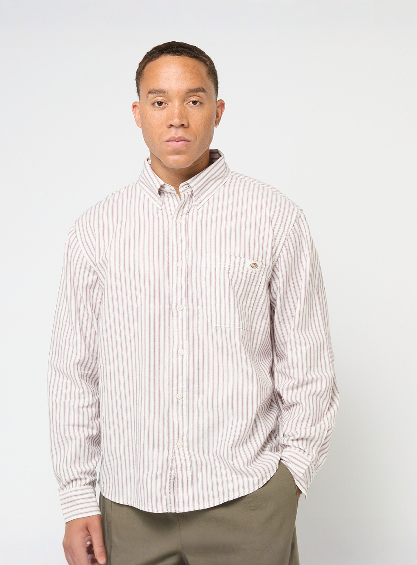 Dickies, Gallatin Shirt Longsleeve, red, Image 1 of 4