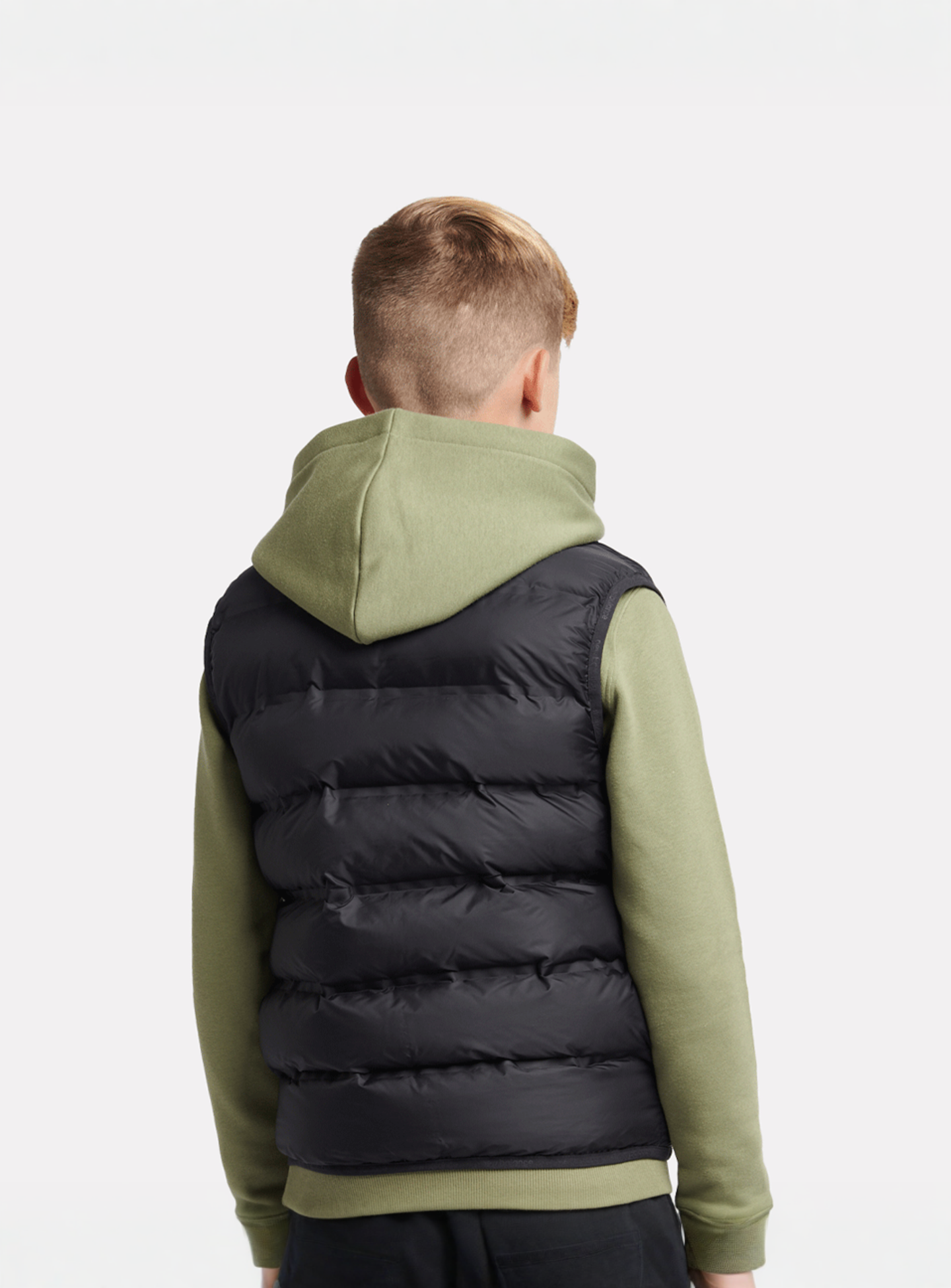New Balance, Bond Quilted Gilet, black, Image 3 of 5