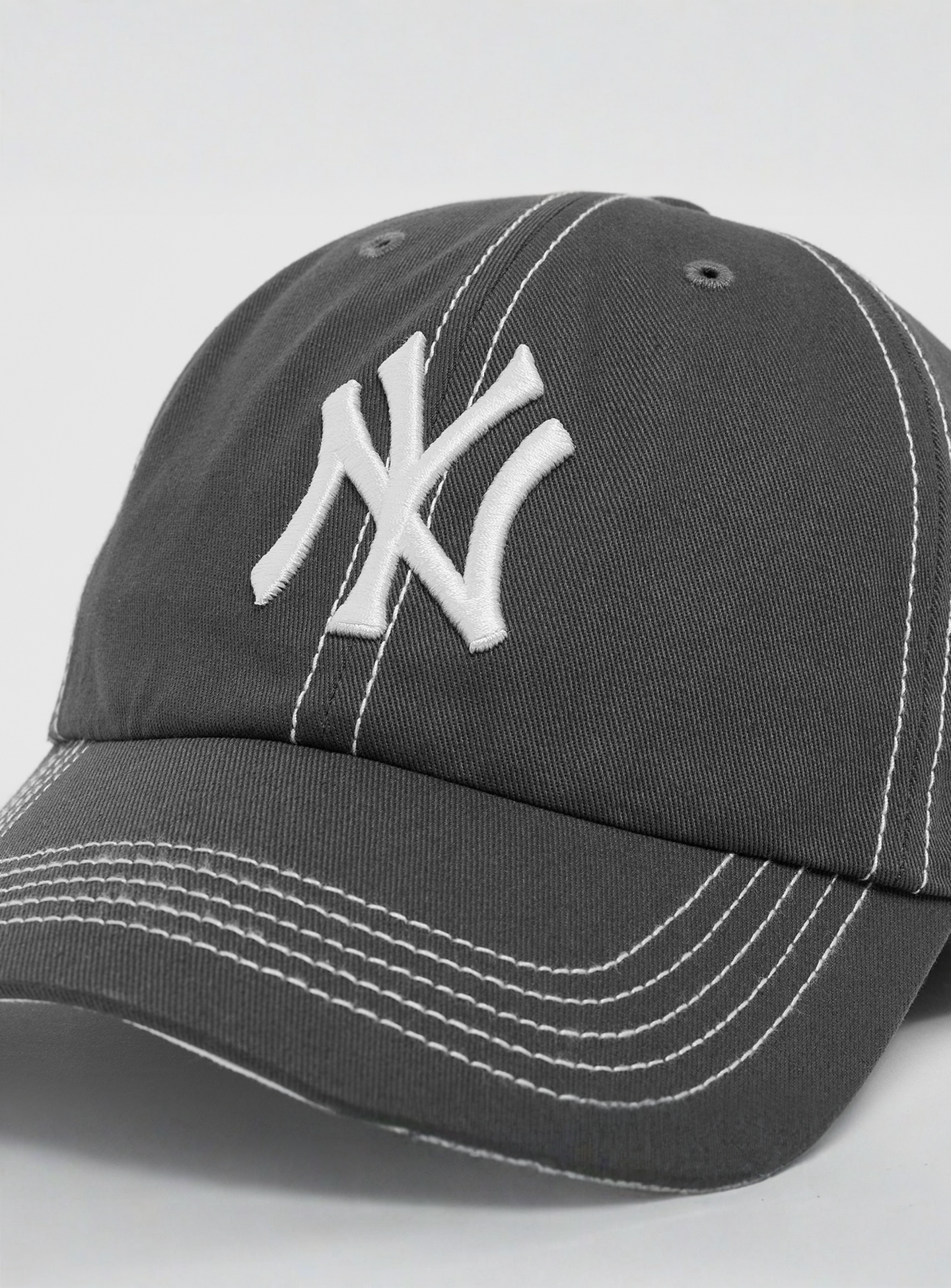 '47, Clean Up Contrast Stitch MLB New York Yankees, grey, Image 4 of 4