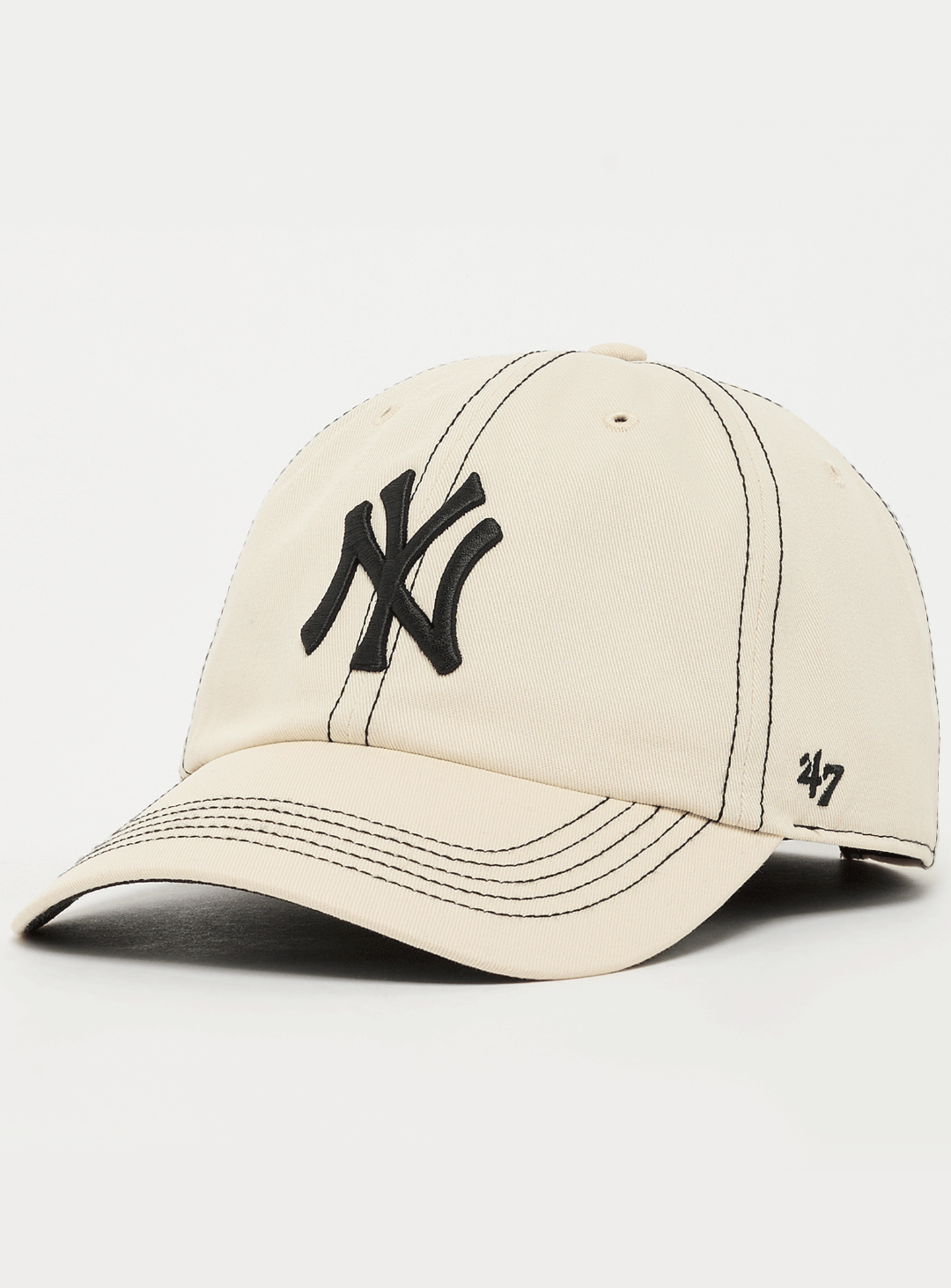 '47, Clean Up Contrast Stitch MLB New York Yankees, beige, Image 1 of 4